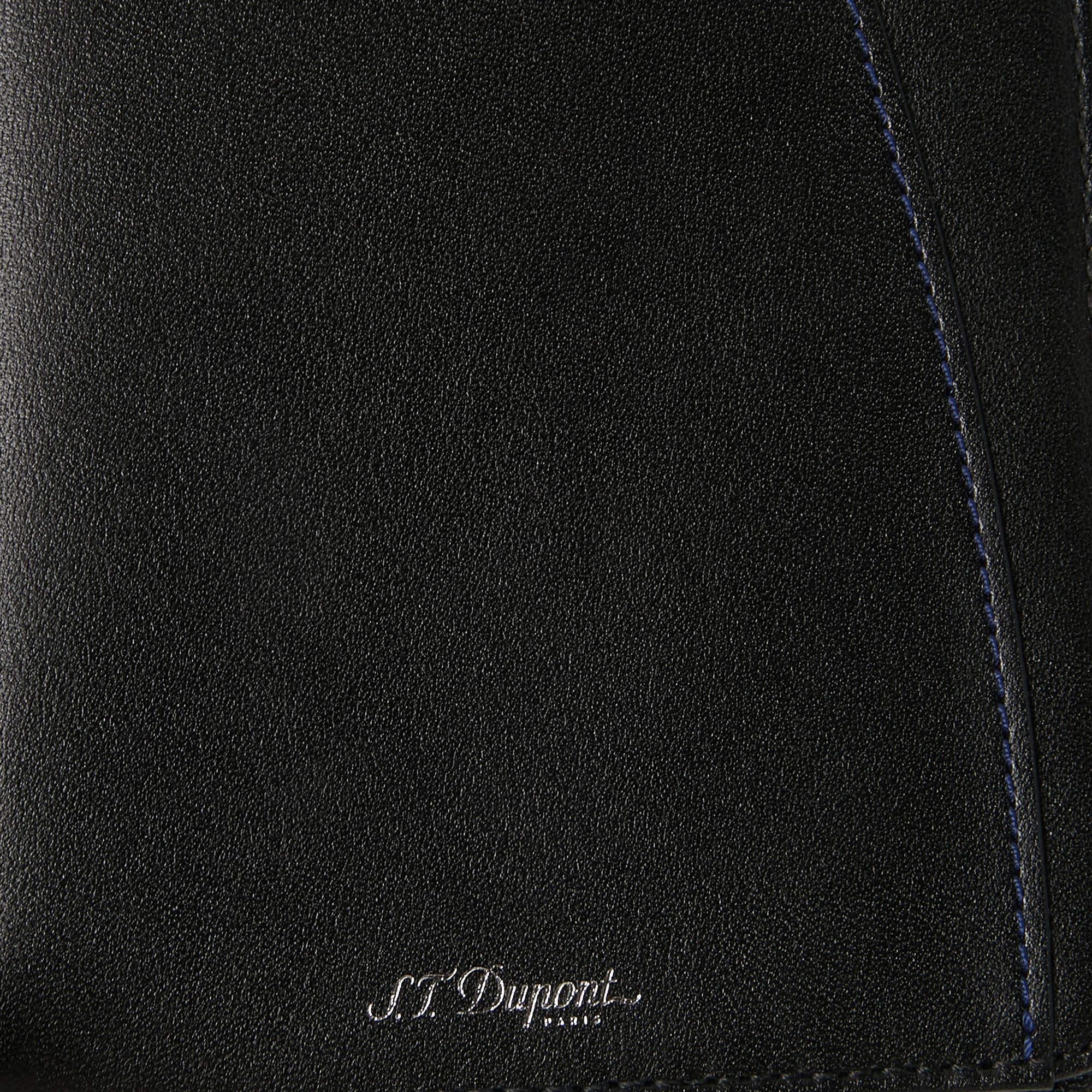 S.T.Dupont Black Leather Travel Organizer 6