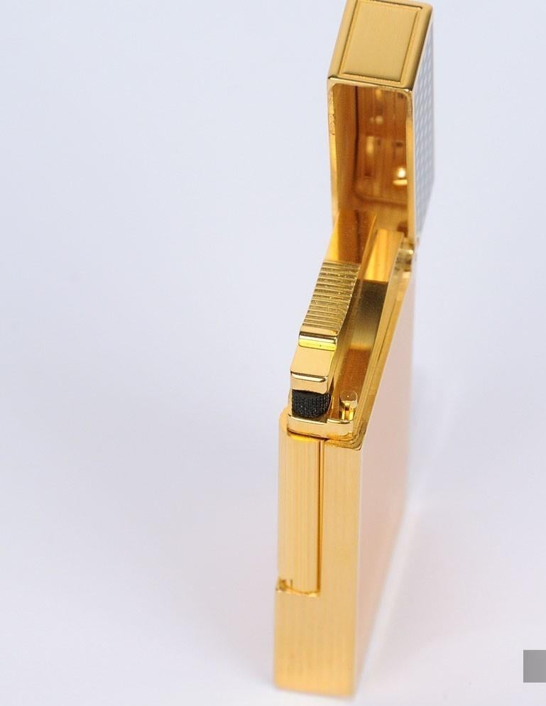 Aesthetic Movement S.T.Dupont Cohiba Line 2 Lighter Limited Edition Gold Plated and Lacquered