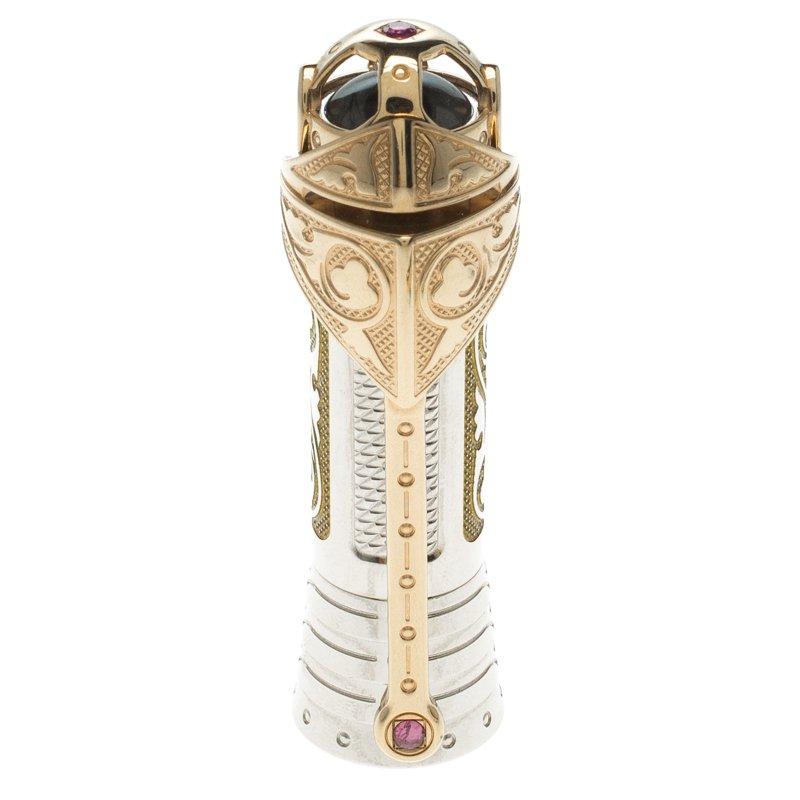 Men's S.T.Dupont White Knight Limited Edition President Fountain Pen, 18k Gold Nib