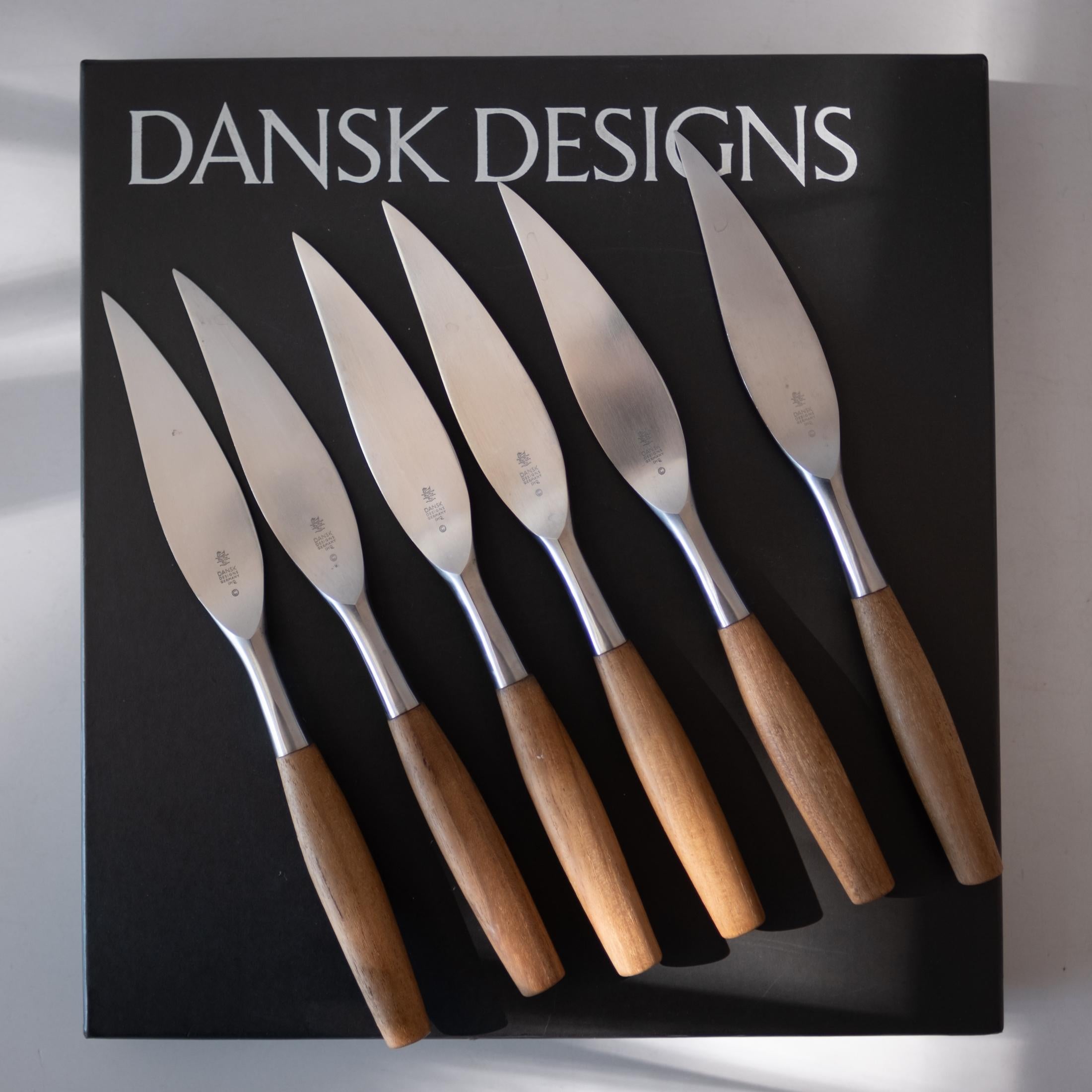 Mid-Century Modern Couteaux à steak de Jens Quistgaard pour Dansk en vente