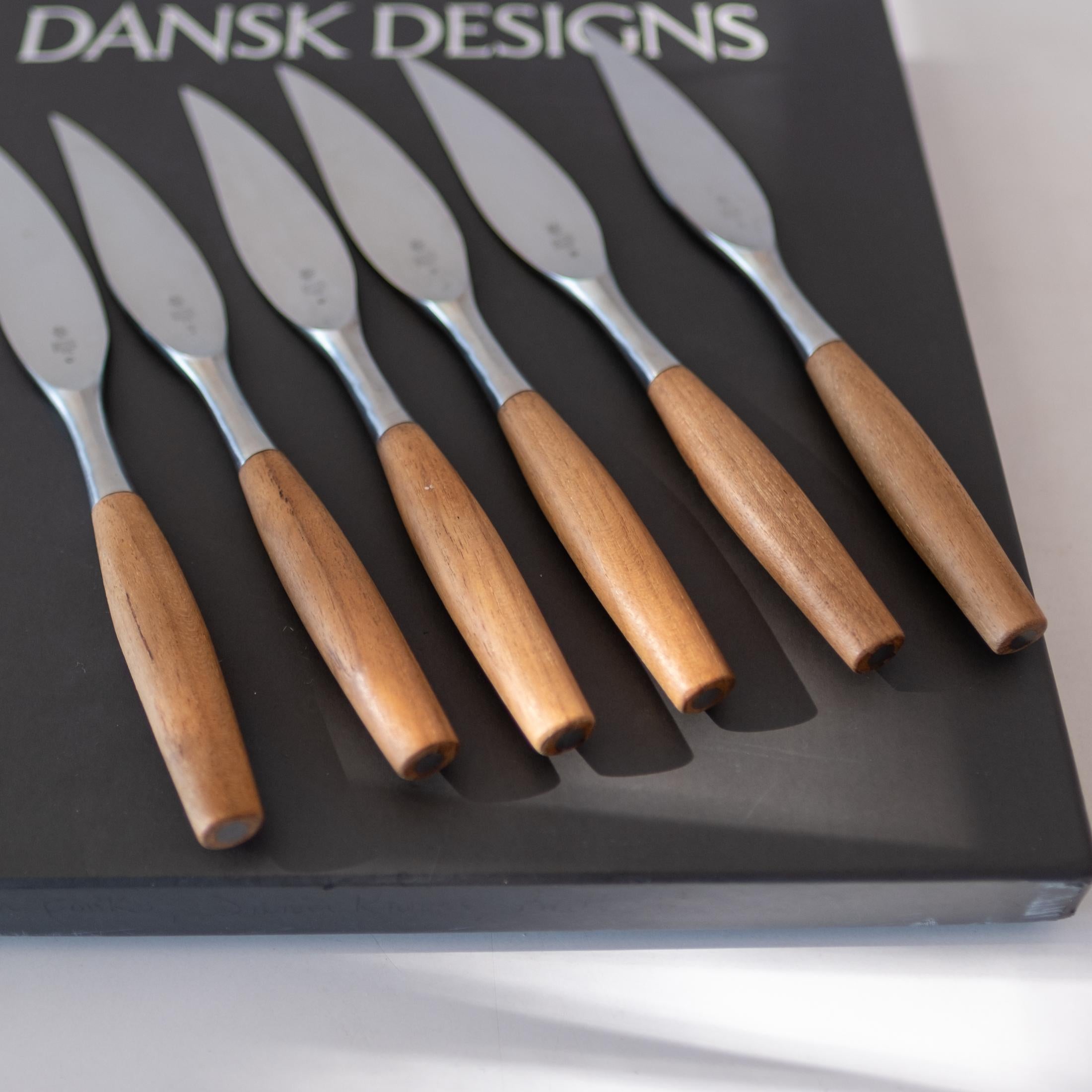Stainless Steel Steak Knives by Jens Quistgaard for Dansk For Sale