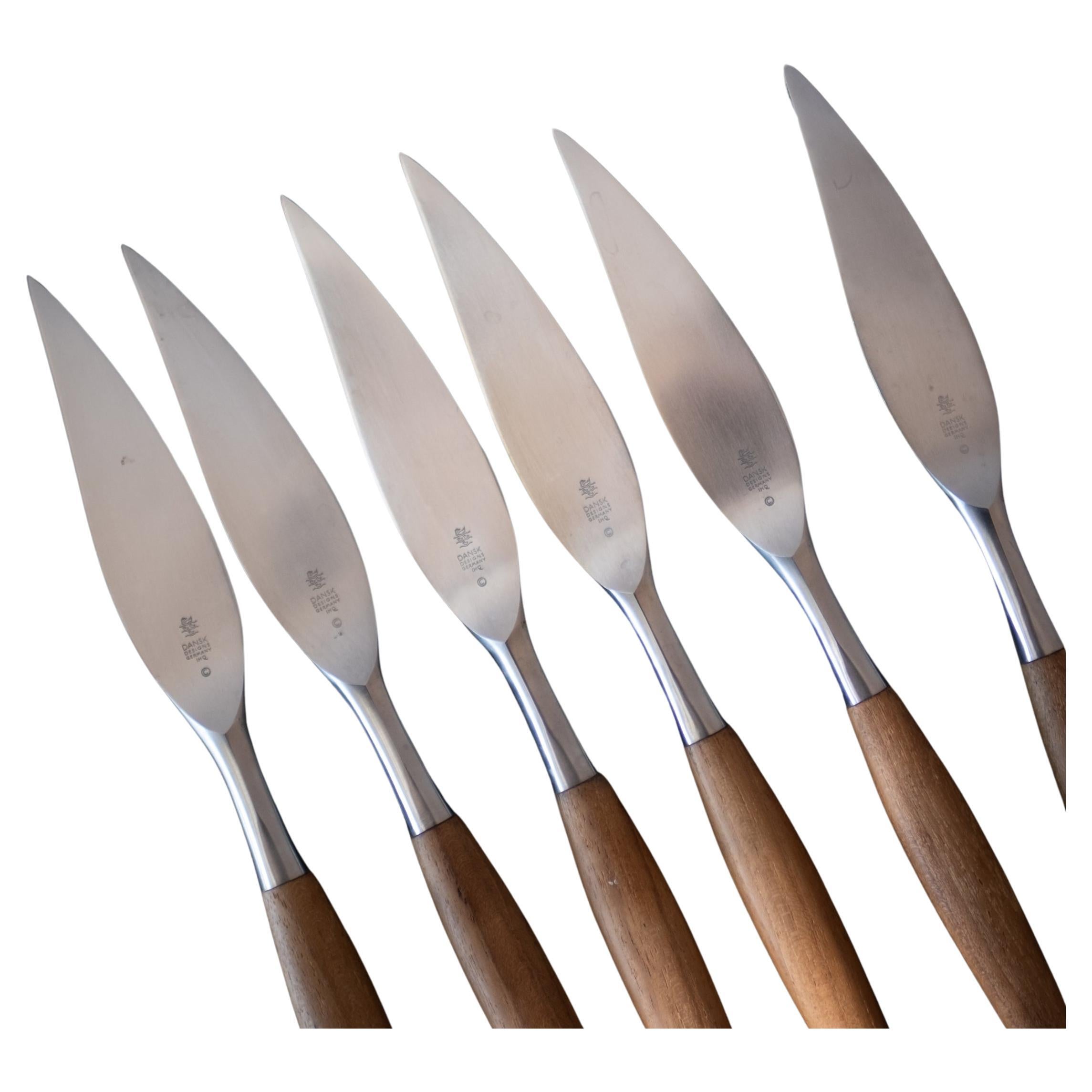 Messer aus Steakholz von Jens Quistgaard für Dansk