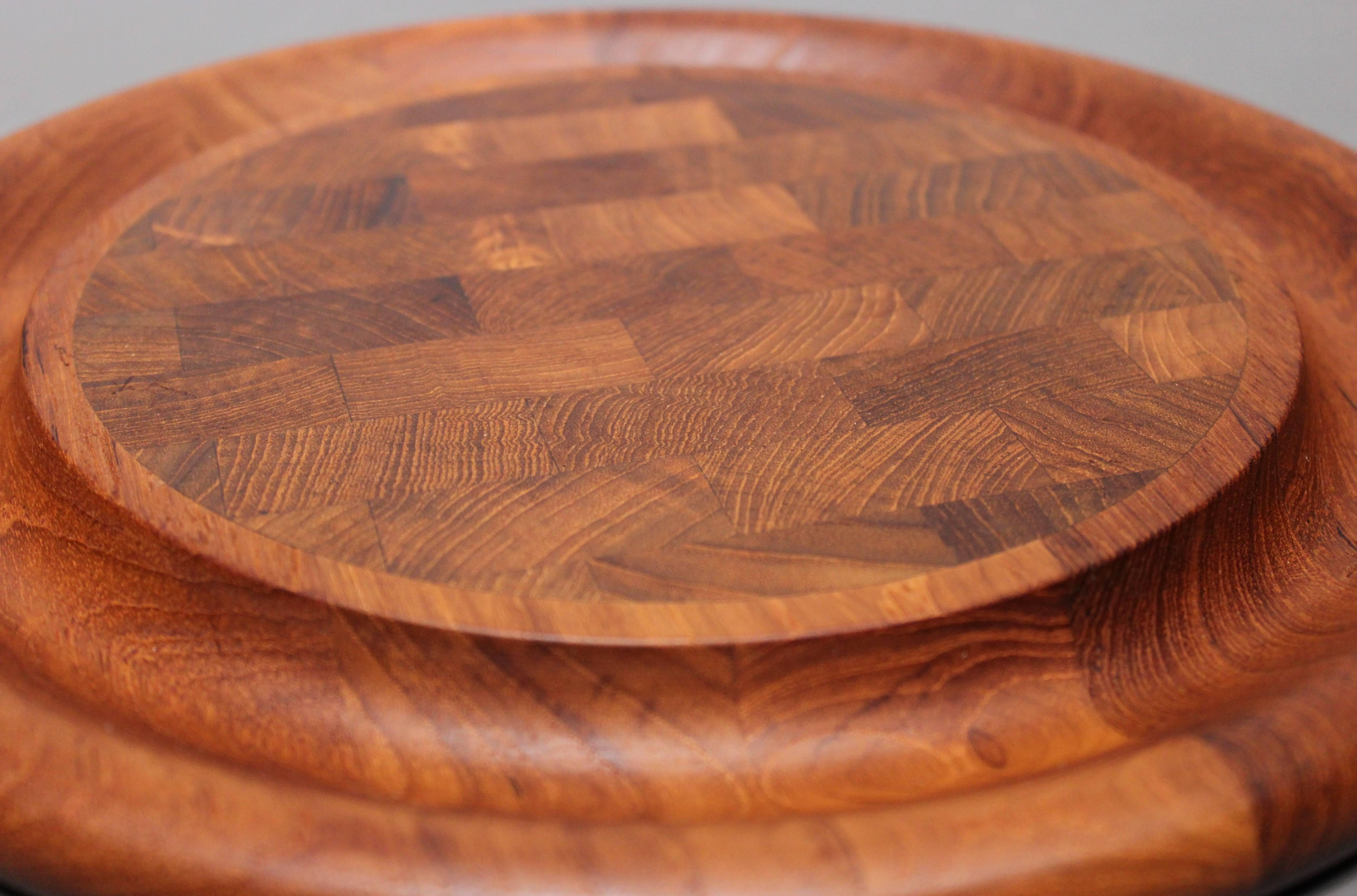 Scandinavian Modern Steak Plates in Massive Teak by Jens Harald Quistgaard, 1960s