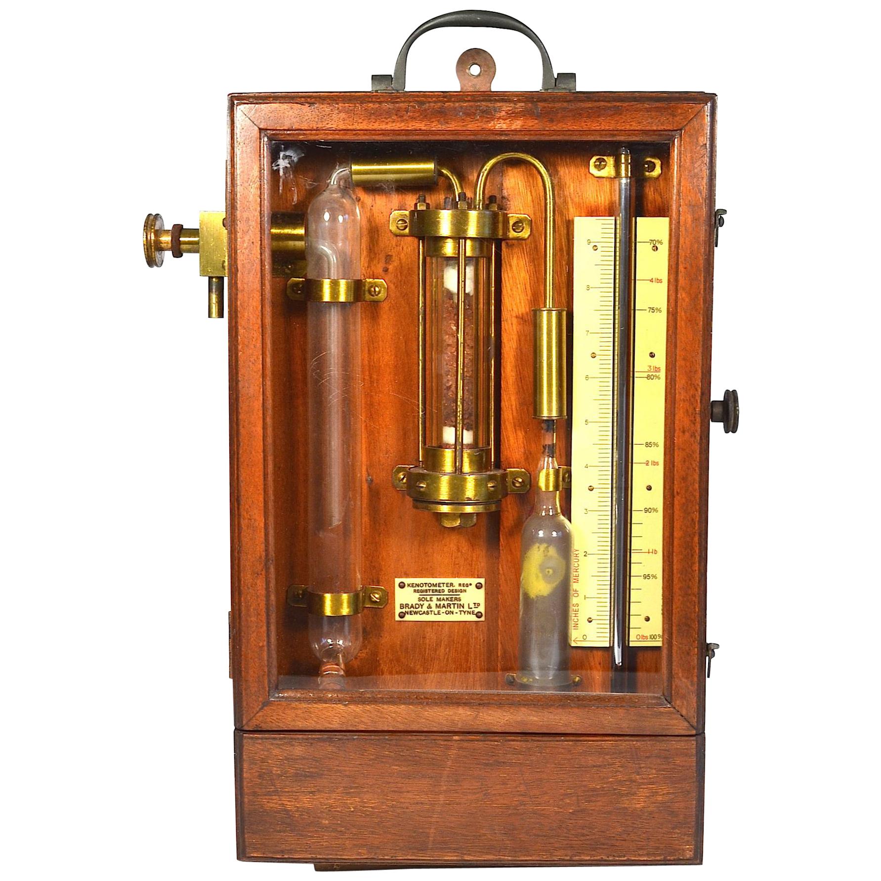 Steam Age Kenotometer by Brady and Martin For Sale