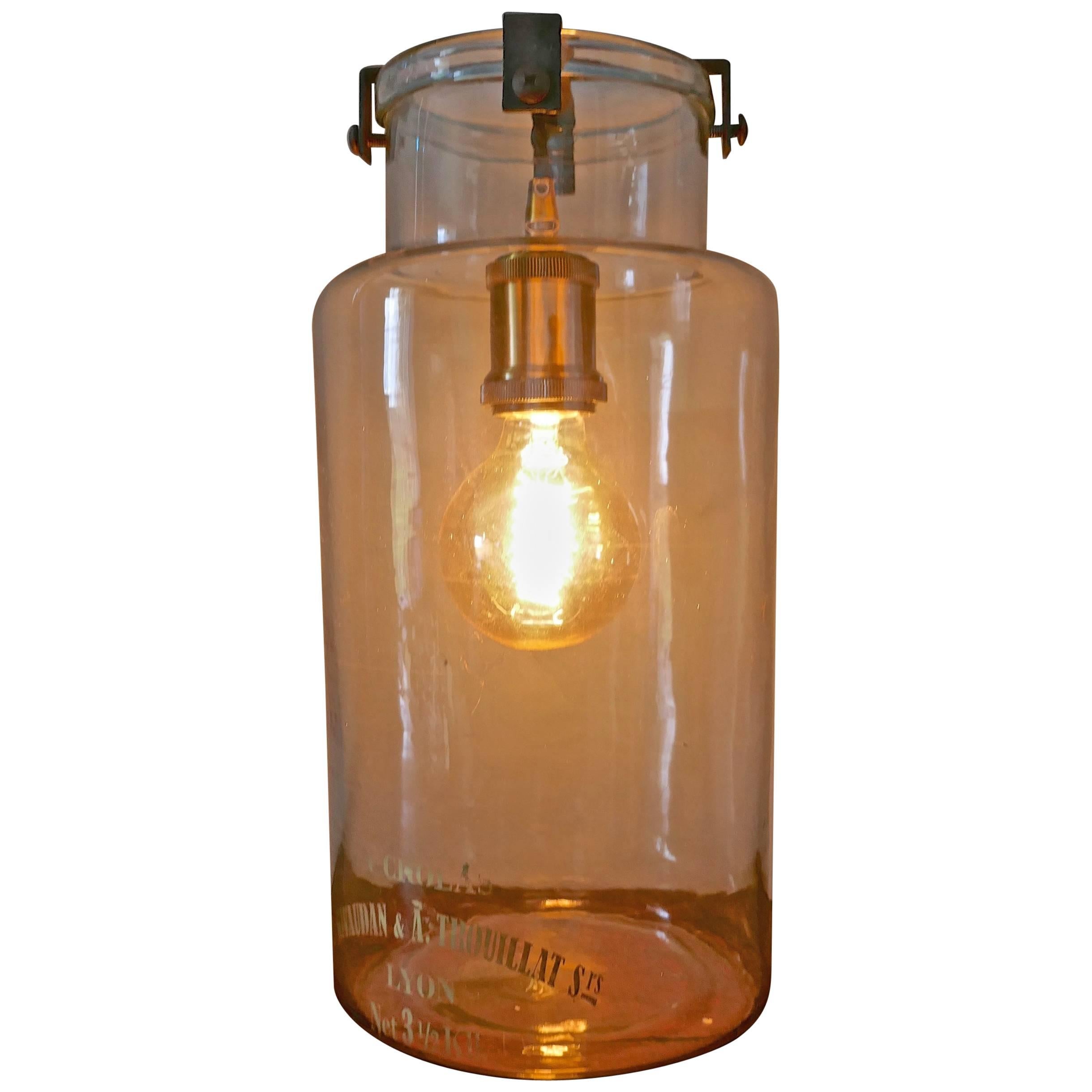 Lampada Steam Punk Francese Industriale Design Retrò in vendita