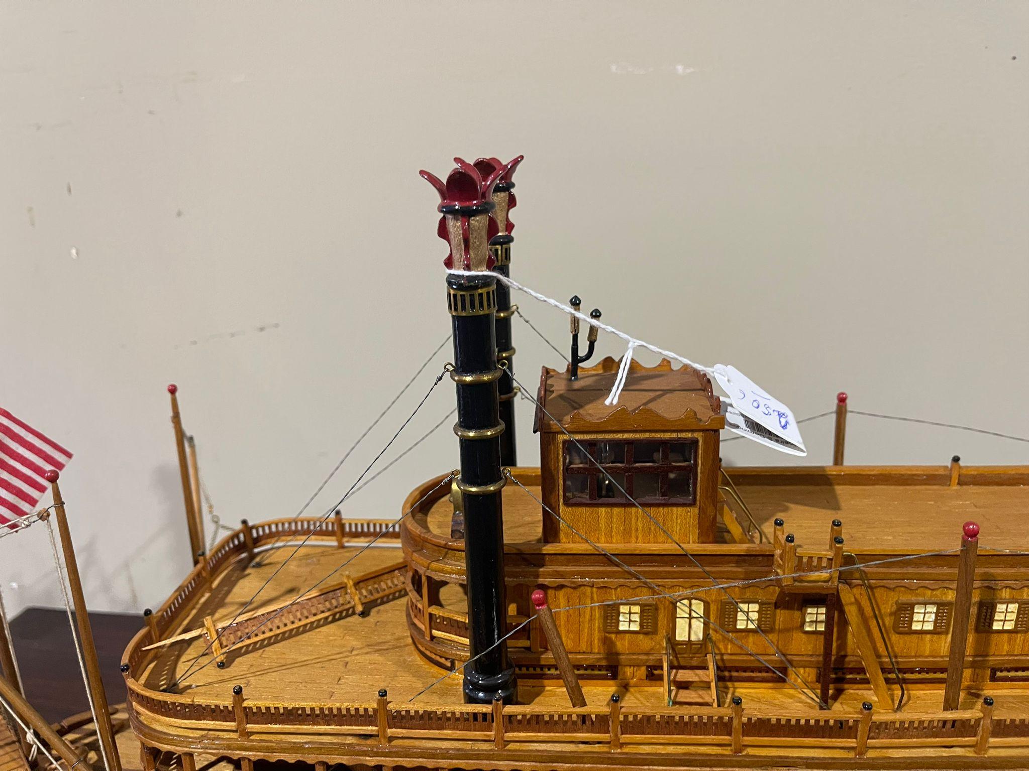 STEAM SHIP Modell „KING OF THE MISSISSIPPIPPI“ 20. Jahrhundert im Angebot 3