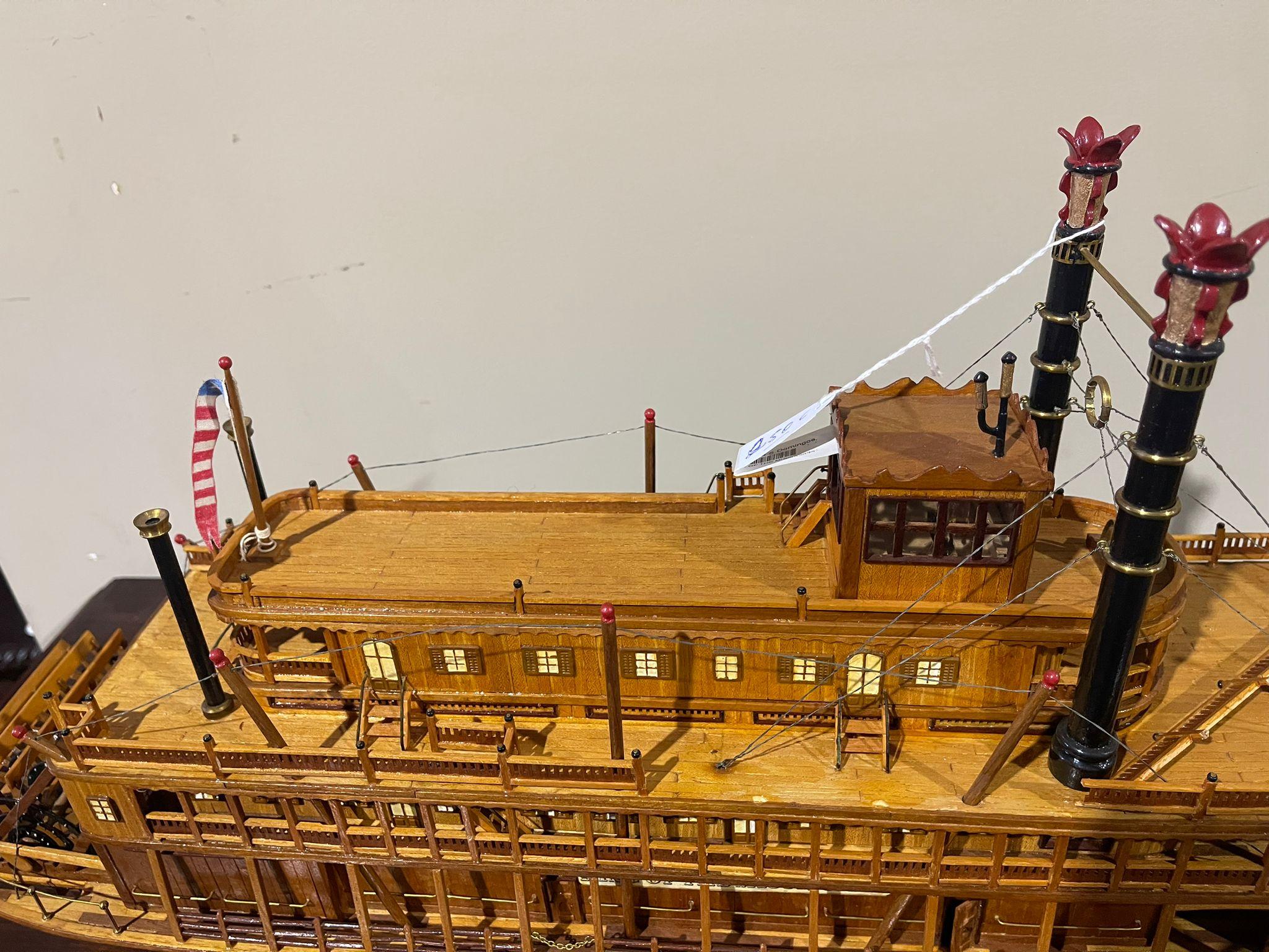 STEAM SHIP Modell „KING OF THE MISSISSIPPIPPI“ 20. Jahrhundert im Angebot 2