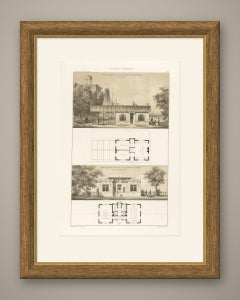 Steamboat Landing, Police Station, Dutch Architecture Print, Leliman, 1865-1866