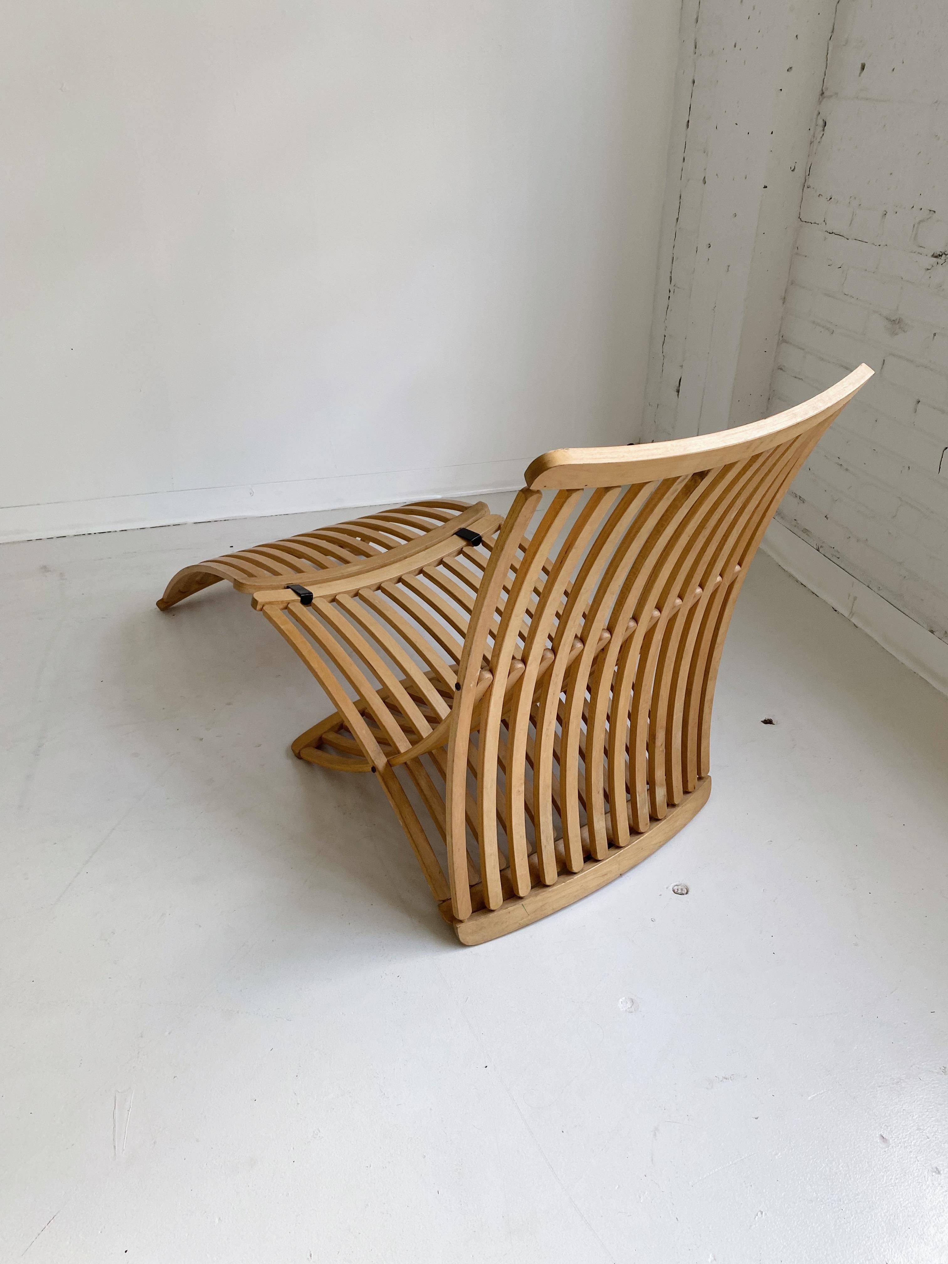 Mid-Century Modern Steamer Lounge Chair by Thomas Lamb for Ambient Systems