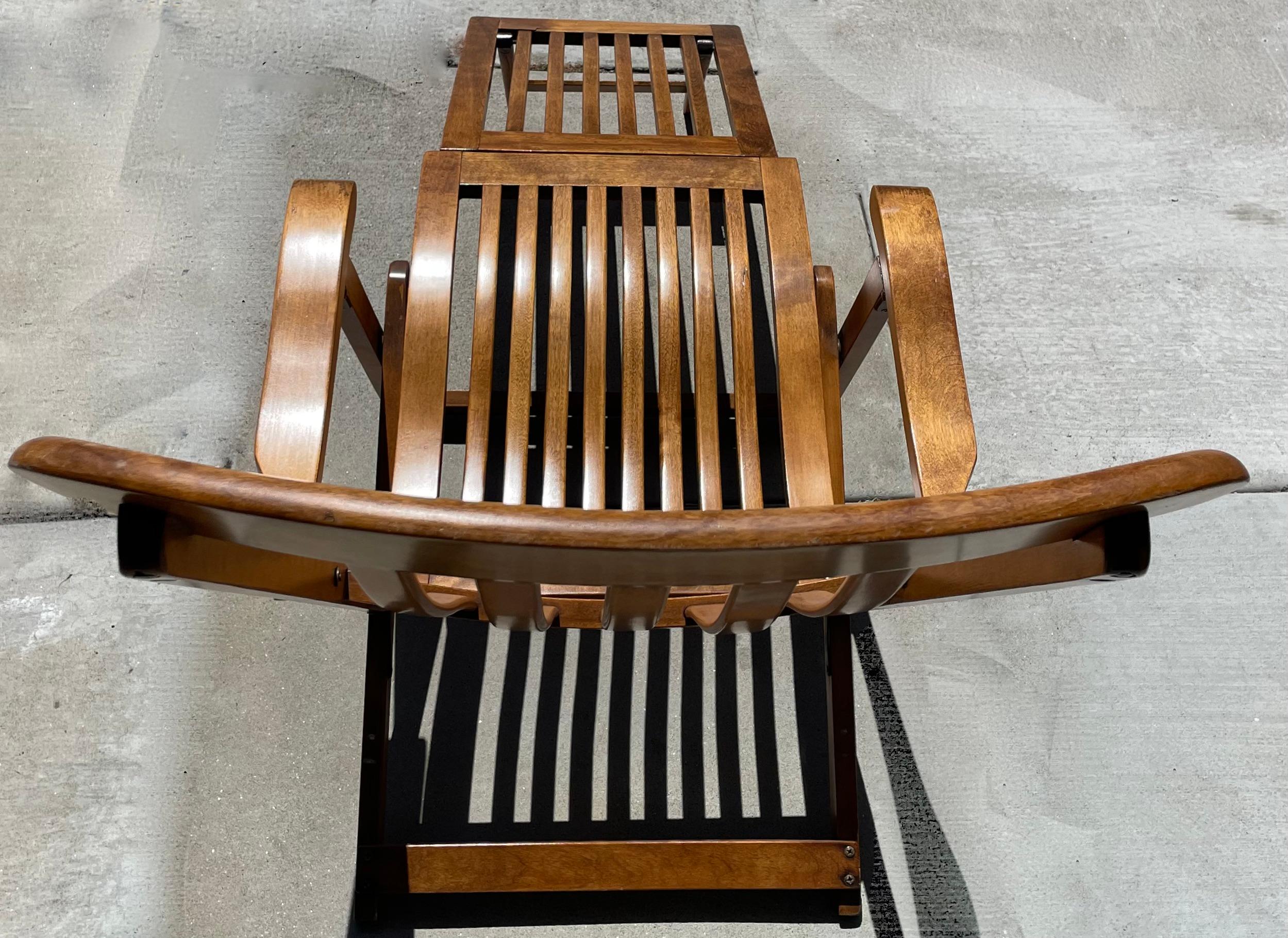 Steamer Lounge Chair In Good Condition For Sale In Los Angeles, CA