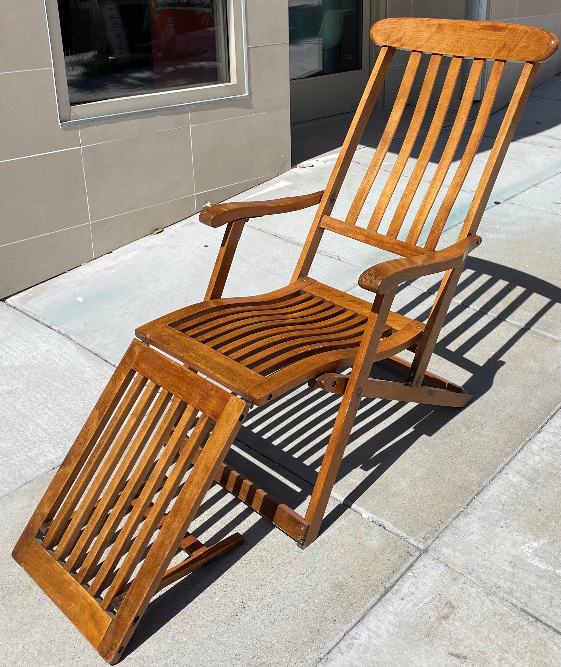 Steamer Lounge Chair For Sale 1