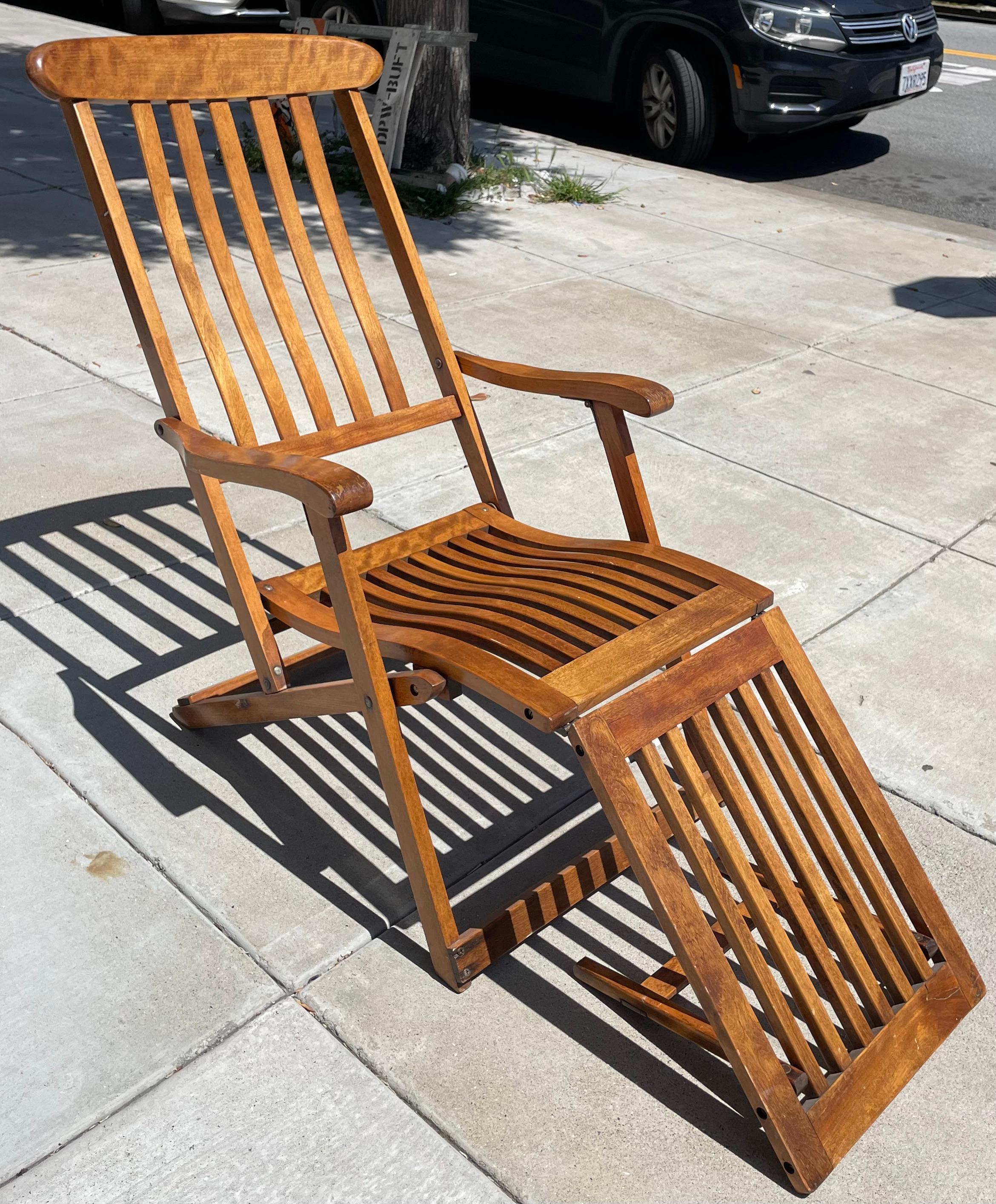 Steamer Lounge Chair For Sale 2