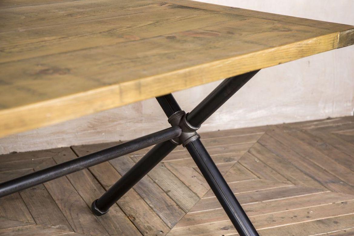Steamer Pipe Dining Table, 20th Century In Excellent Condition For Sale In London, GB