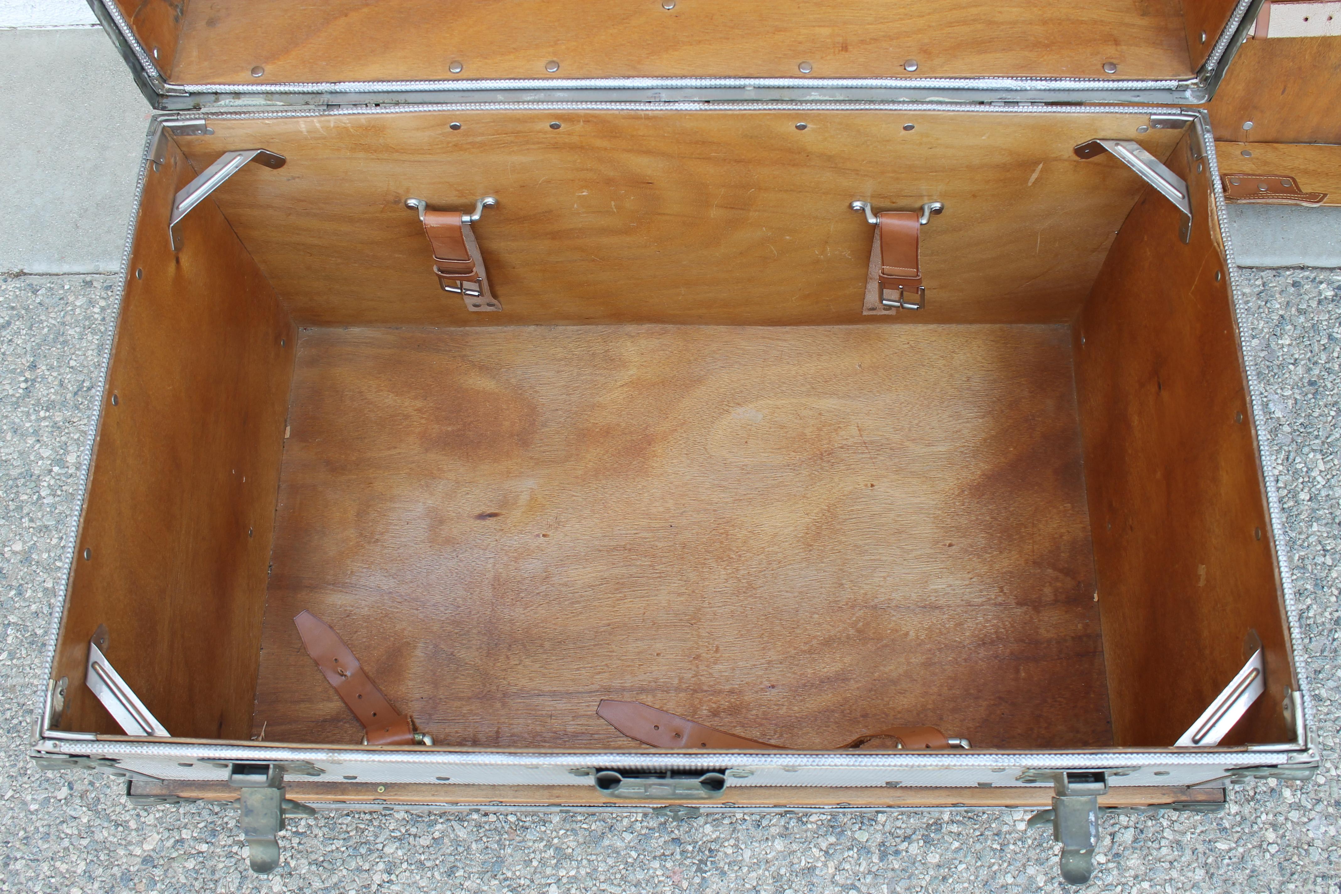 Steamer Trunk Made in Paris, France 4