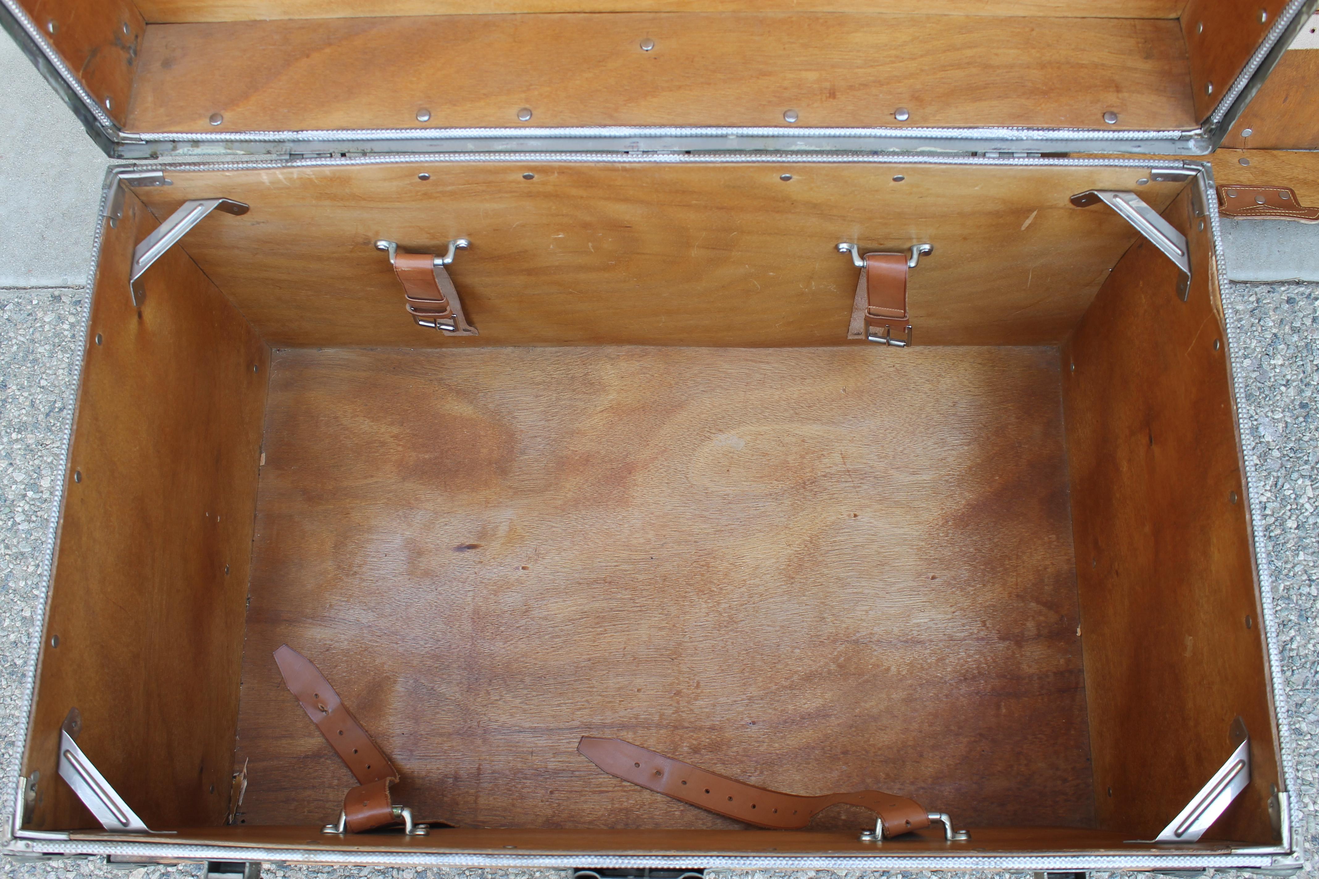 Steamer Trunk Made in Paris, France 5