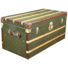 Steamer Trunk with Unknown Monogram