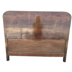 Steamline Art Deco Full-Size Tiger Oak Headboard