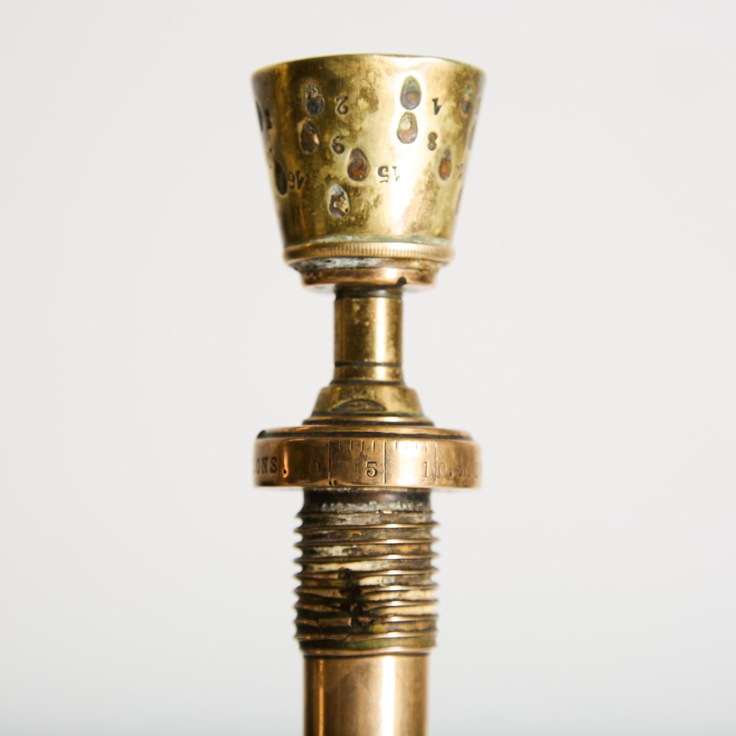 Ottone Portacandele Steampunk in vendita