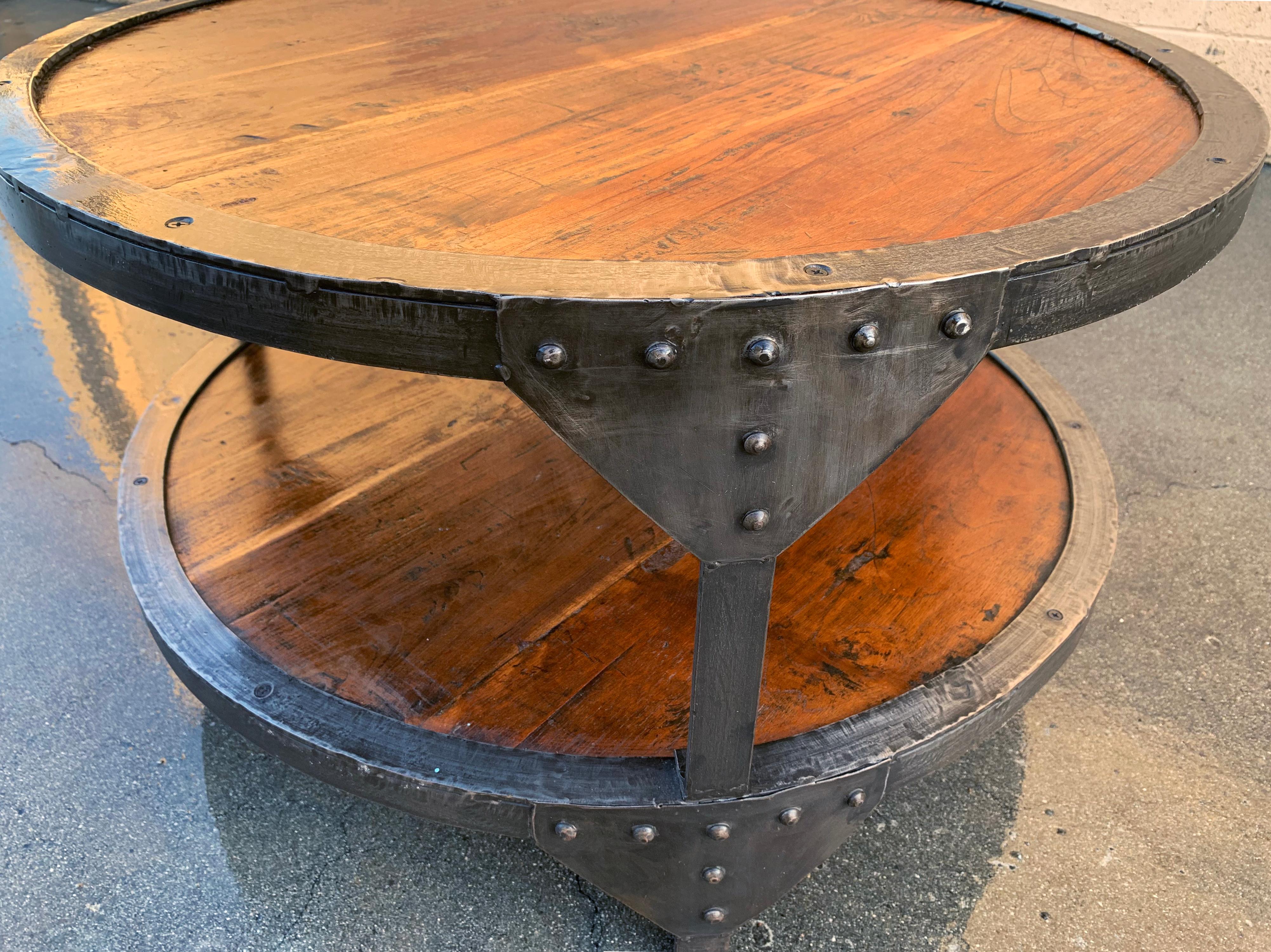 steampunk end tables