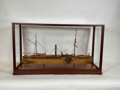 Dampfschiff Clermont Modell von Peter Ness
