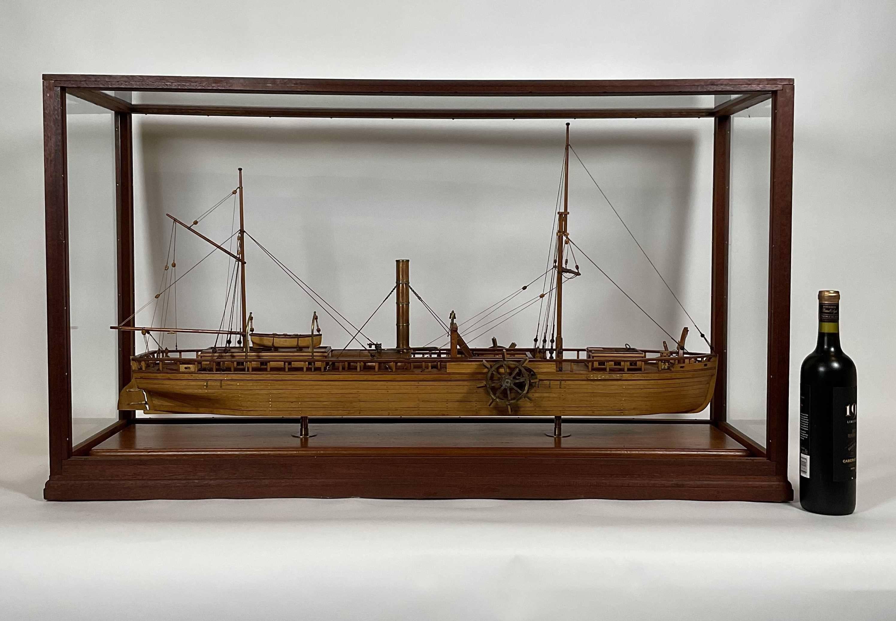 North American Steamship Clermont Model By Peter Ness