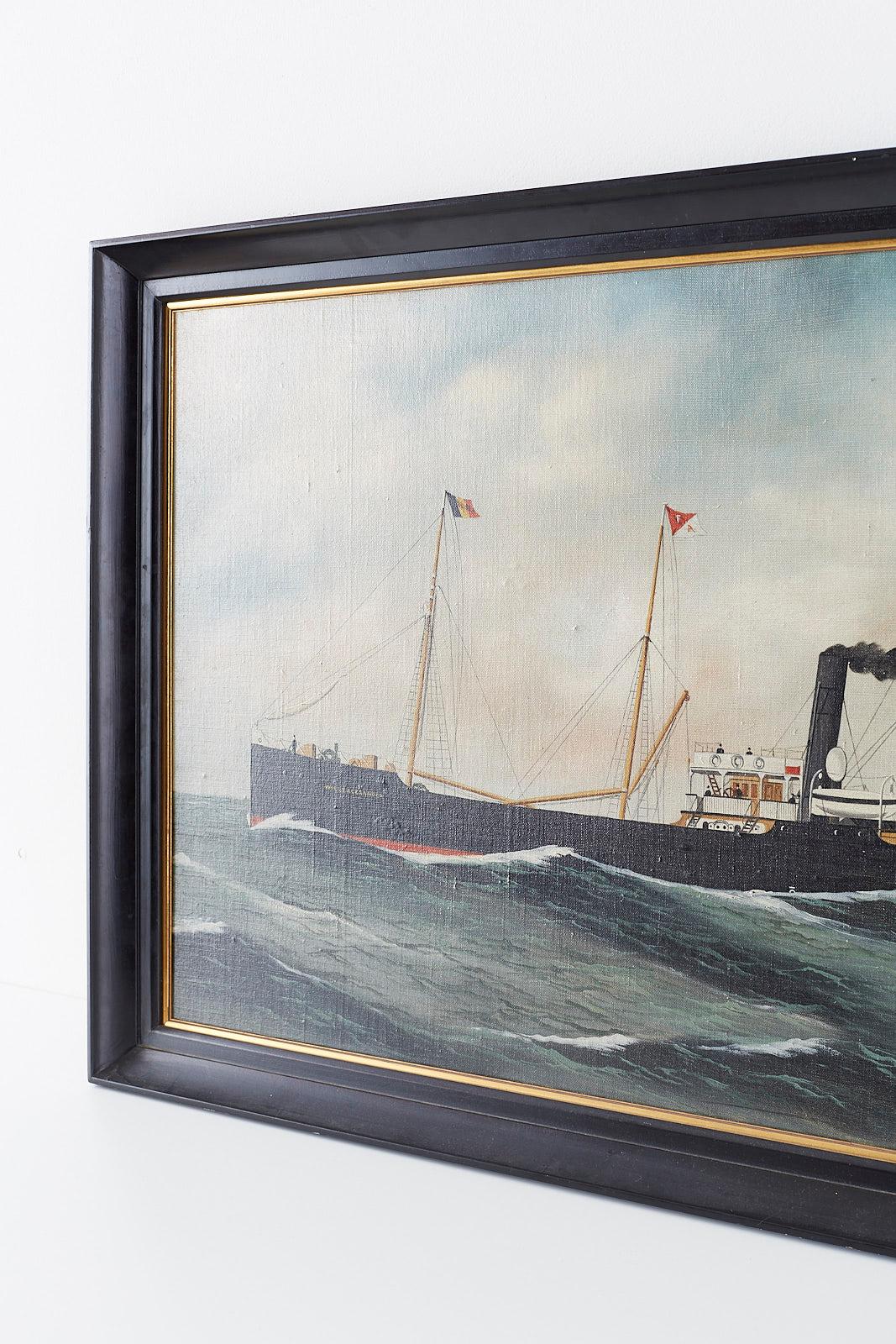 Steamship Willy Alexander by Alfred Jensen, 1909 2