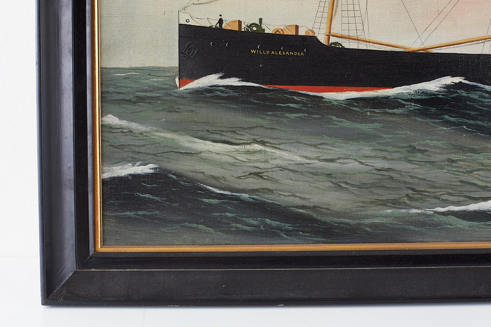 Steamship Willy Alexander by Alfred Jensen, 1909 3