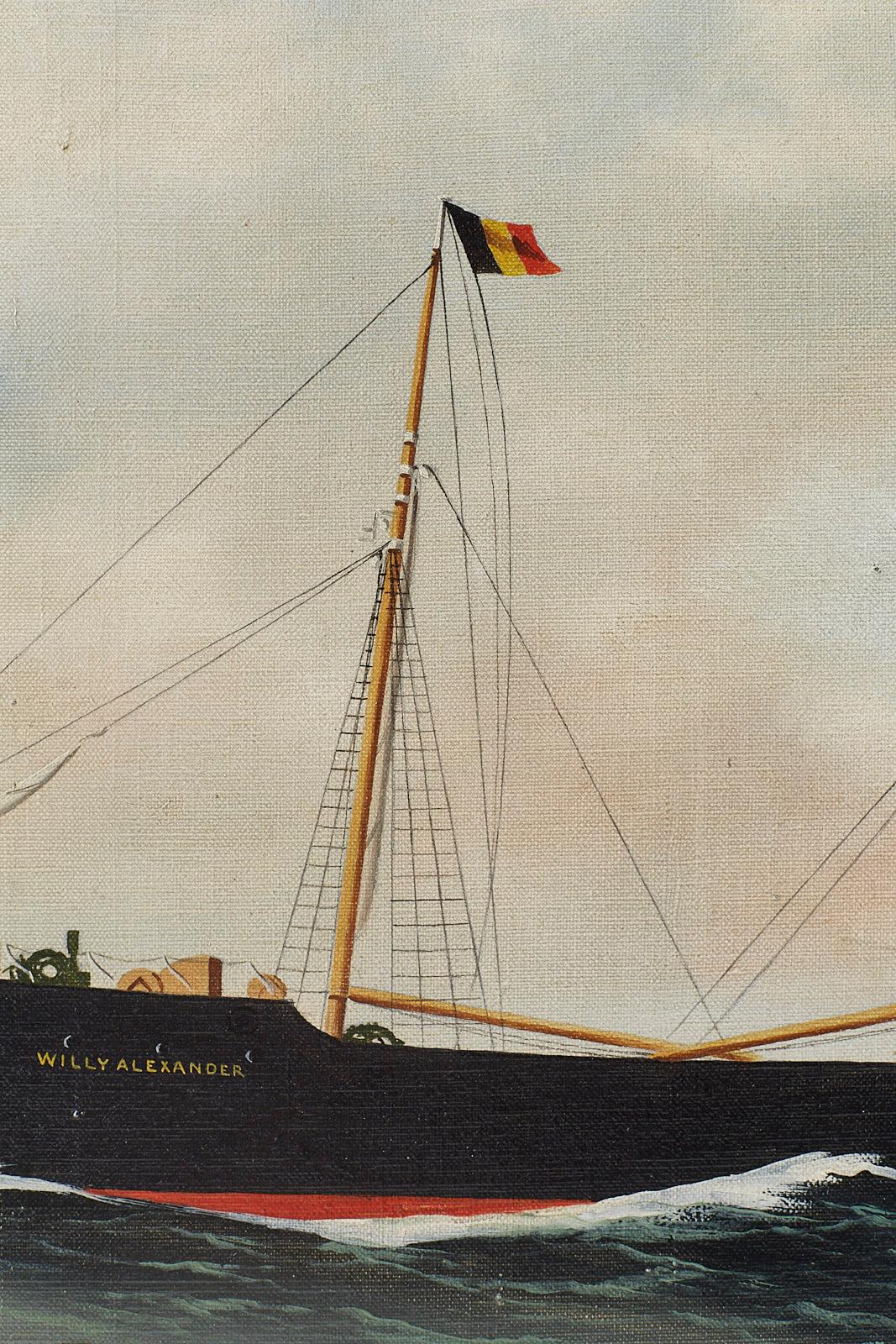 Steamship Willy Alexander by Alfred Jensen, 1909 6