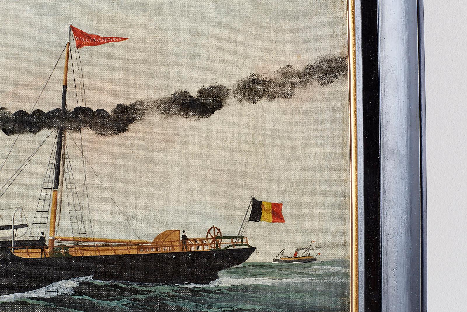 Steamship Willy Alexander by Alfred Jensen, 1909 1