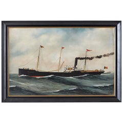 Steamship Willy Alexander by Alfred Jensen, 1909