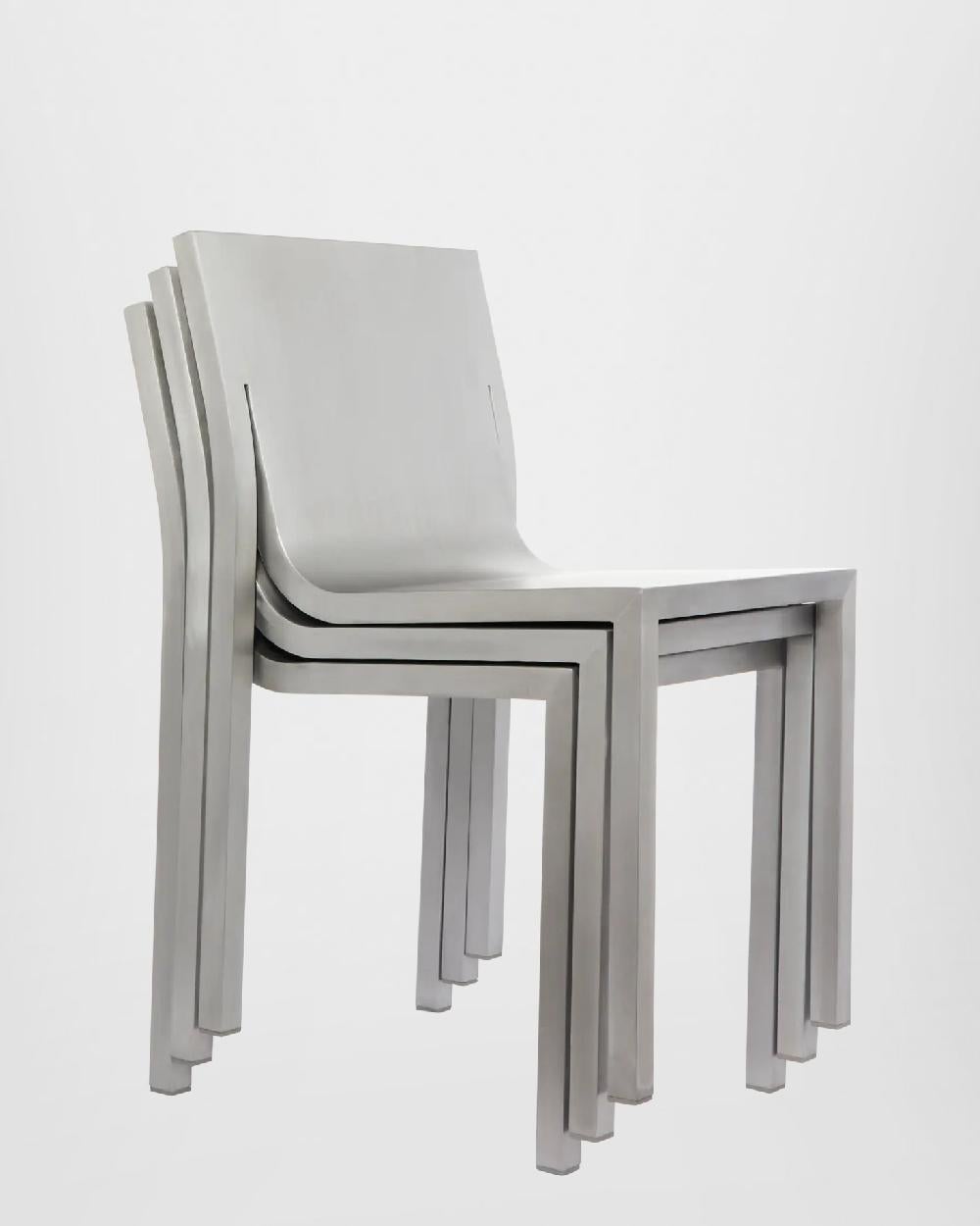 STEDELIJK Stuhl von Sabine Marcelis für BD Barcelona (Aluminium) im Angebot