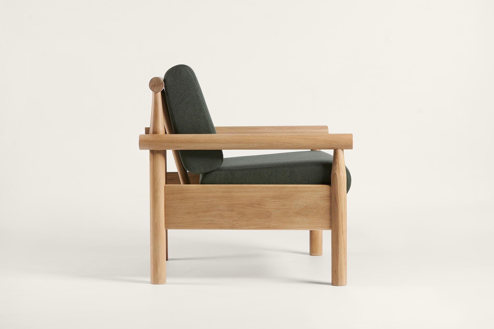 Contemporary Steekla Lounge Chair by Arbore x Hill Studio For Sale
