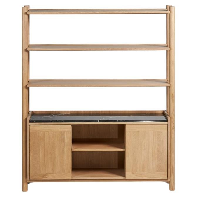 Steekla Storage Unit with Marble by Hill Studio x Arbore For Sale