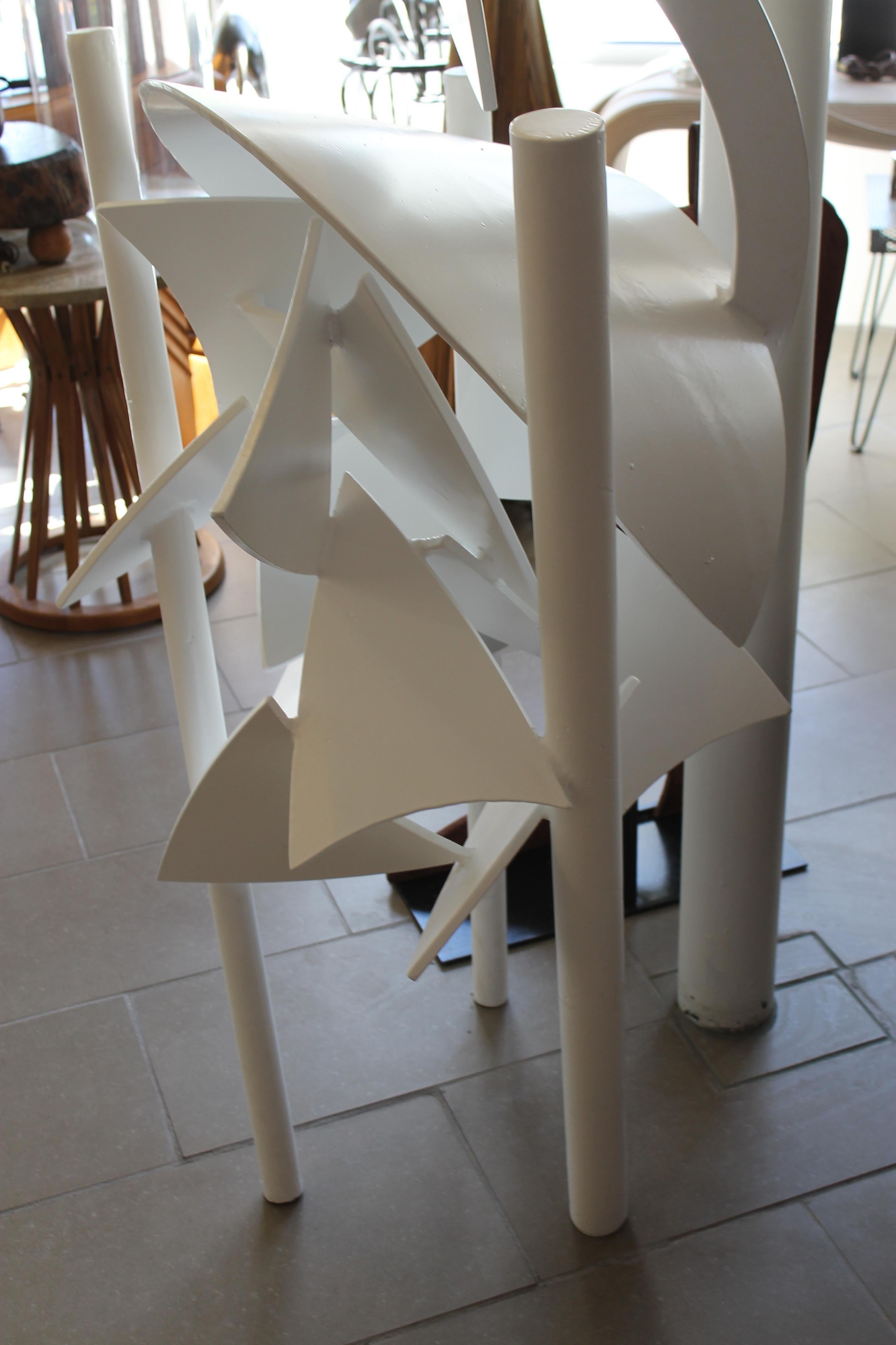 Steel Abstract Sculpture, 1979 In Good Condition In Palm Springs, CA