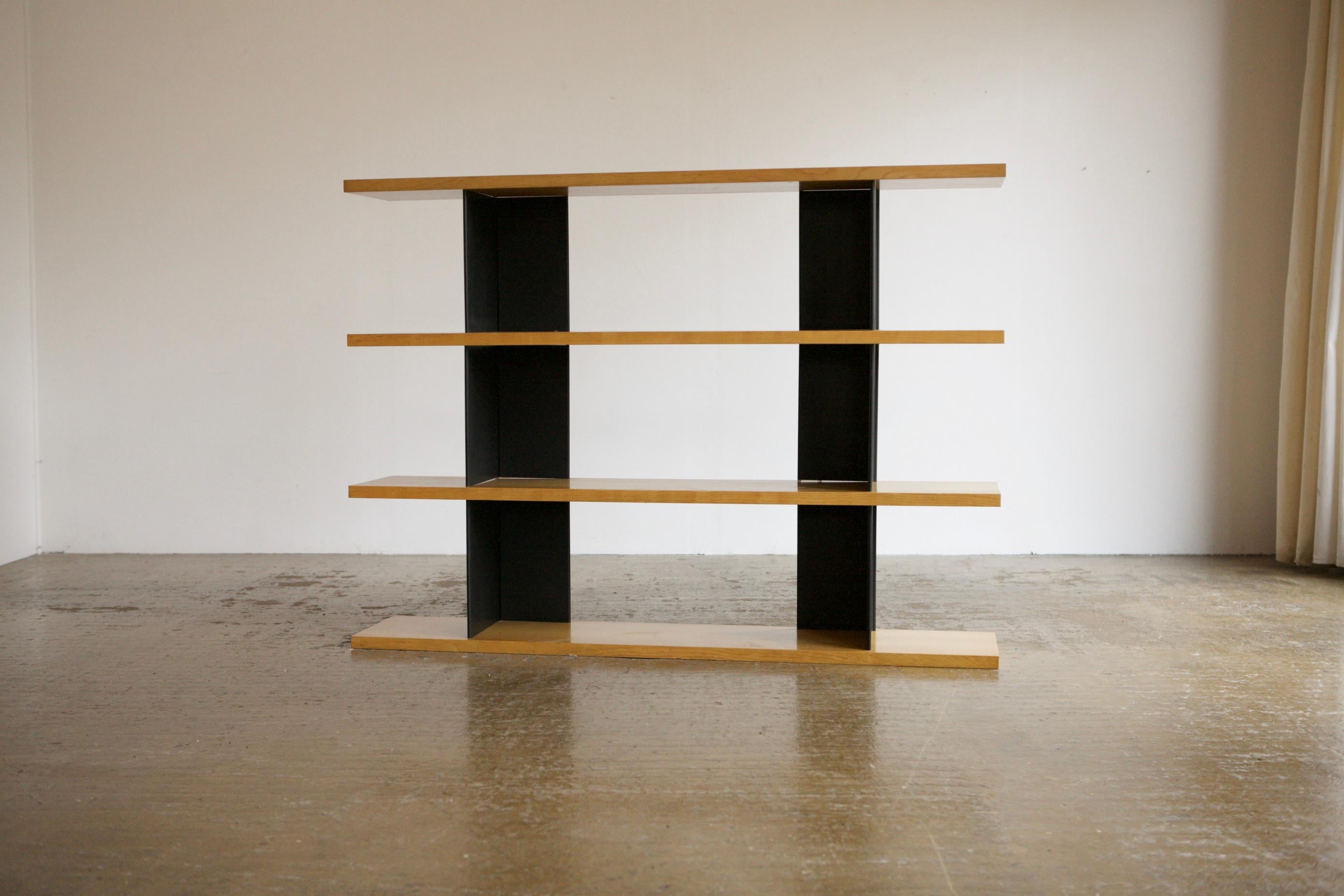 Steel and Beech Freestanding Shelving In Good Condition In London, GB