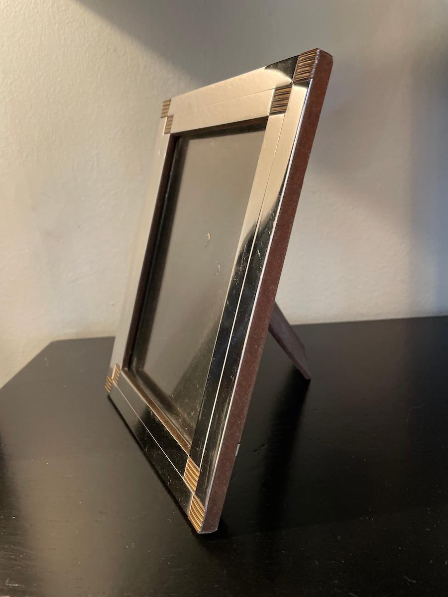 Cadre en acier et laiton 1970 en vente 1