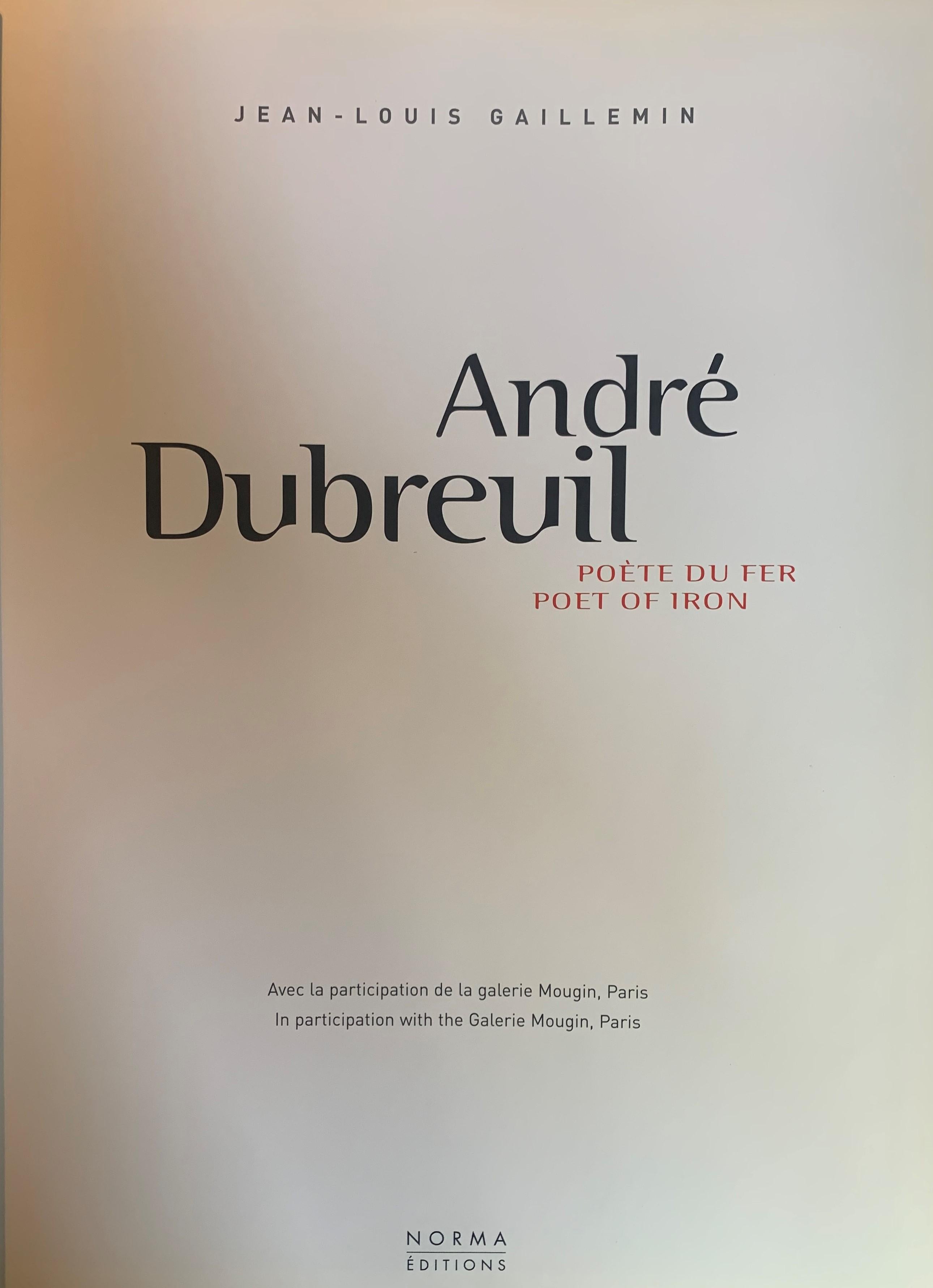 Pflanzgefäß aus Stahl und Kupfer von André Dubreuil (Ende des 20. Jahrhunderts) im Angebot