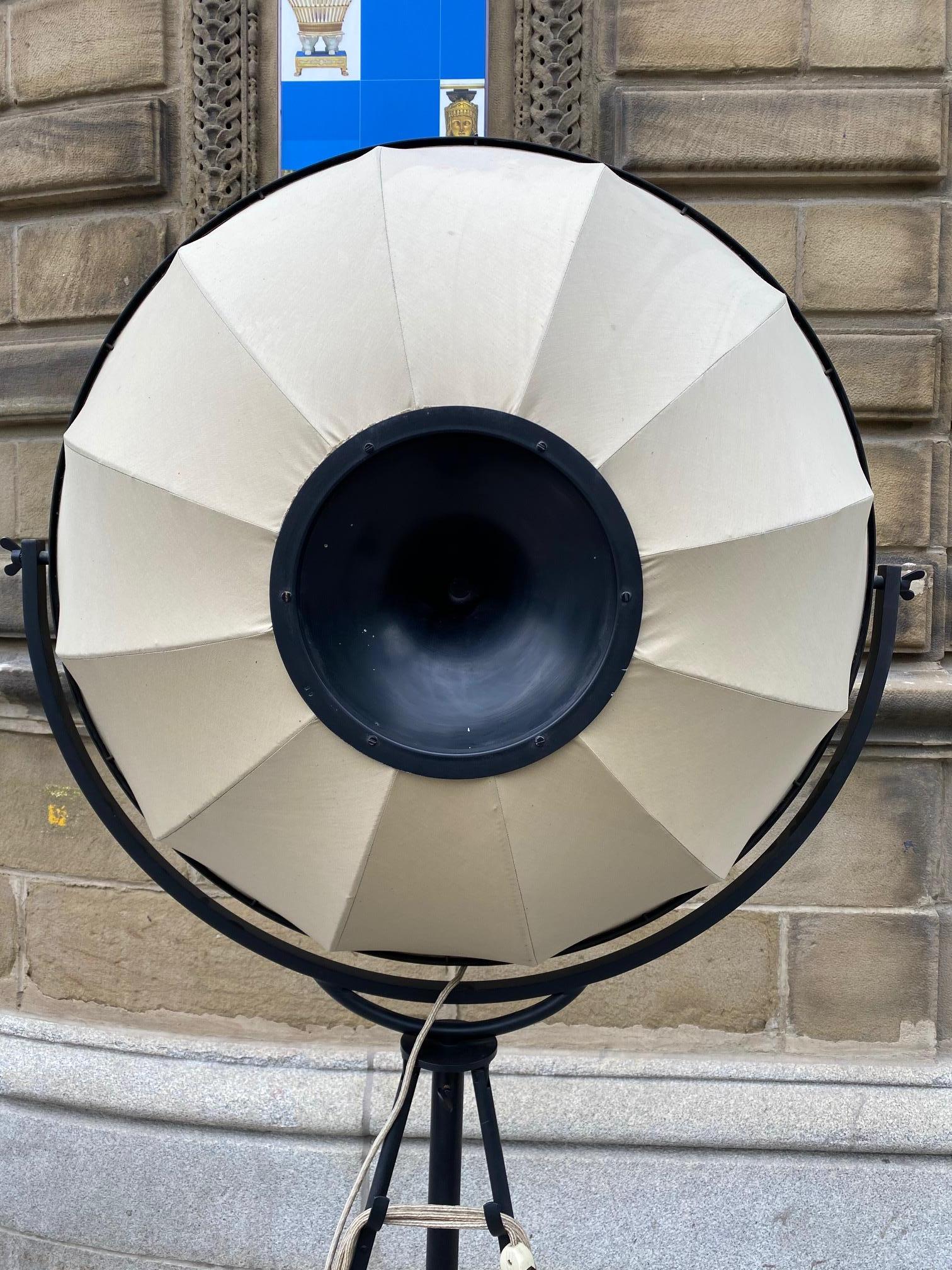 Steel and Cotton Studio Photographer Lamp 