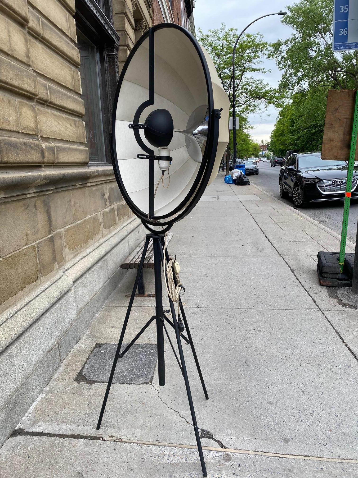 Steel and Cotton Studio Photographer Lamp 