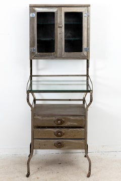 Steel and Glass Cabinet