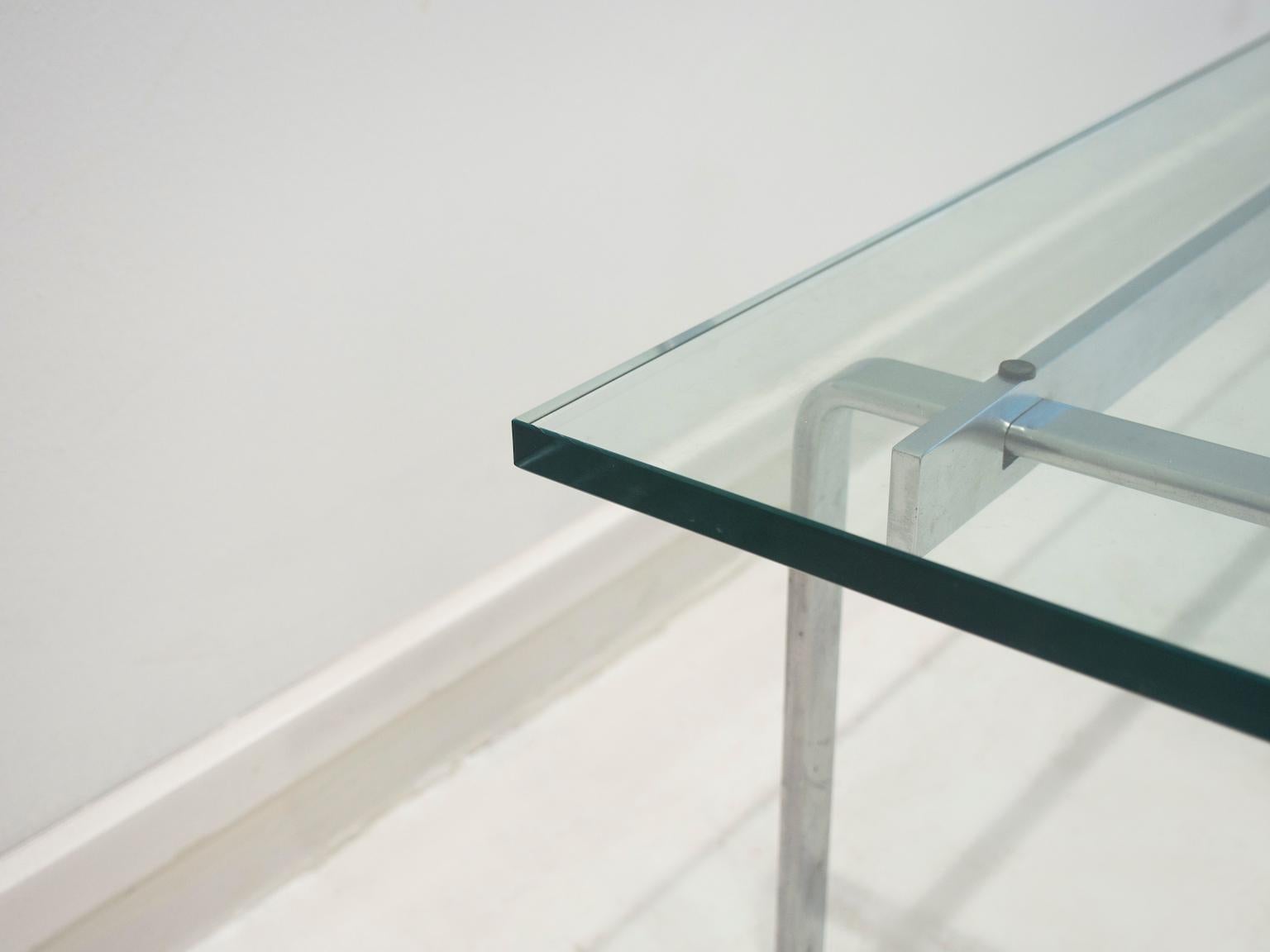 Steel and Glass Coffee Table, Model FK91, by Jørgen Kastholm & Preben Fabricius For Sale 3