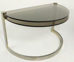 Mesas nido de acero y cristal de Friedrich Moller para Ronald Schmitt Tische