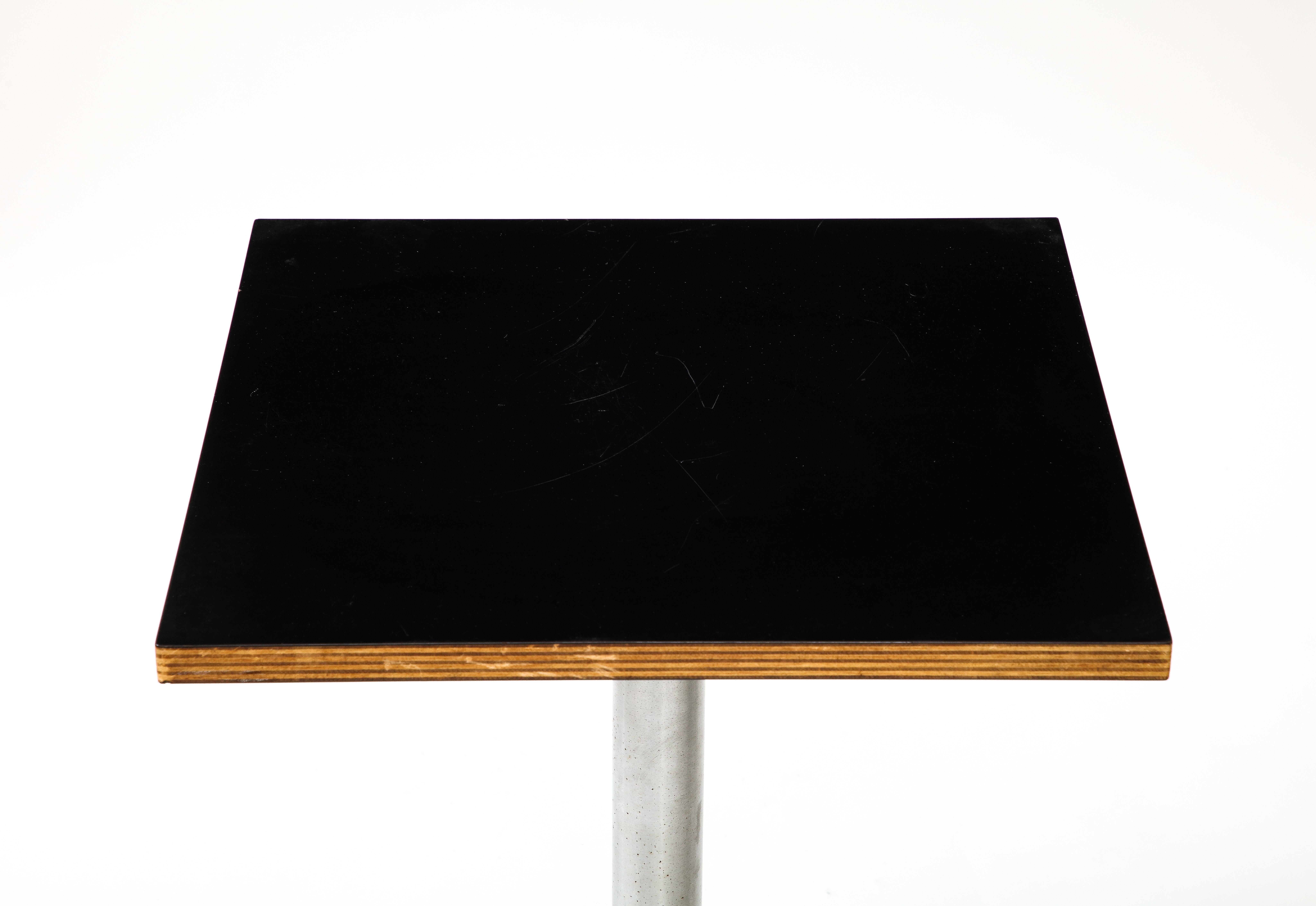 Steel and Laminate Side Table by Tecno, Italy, c. 1960 For Sale 1