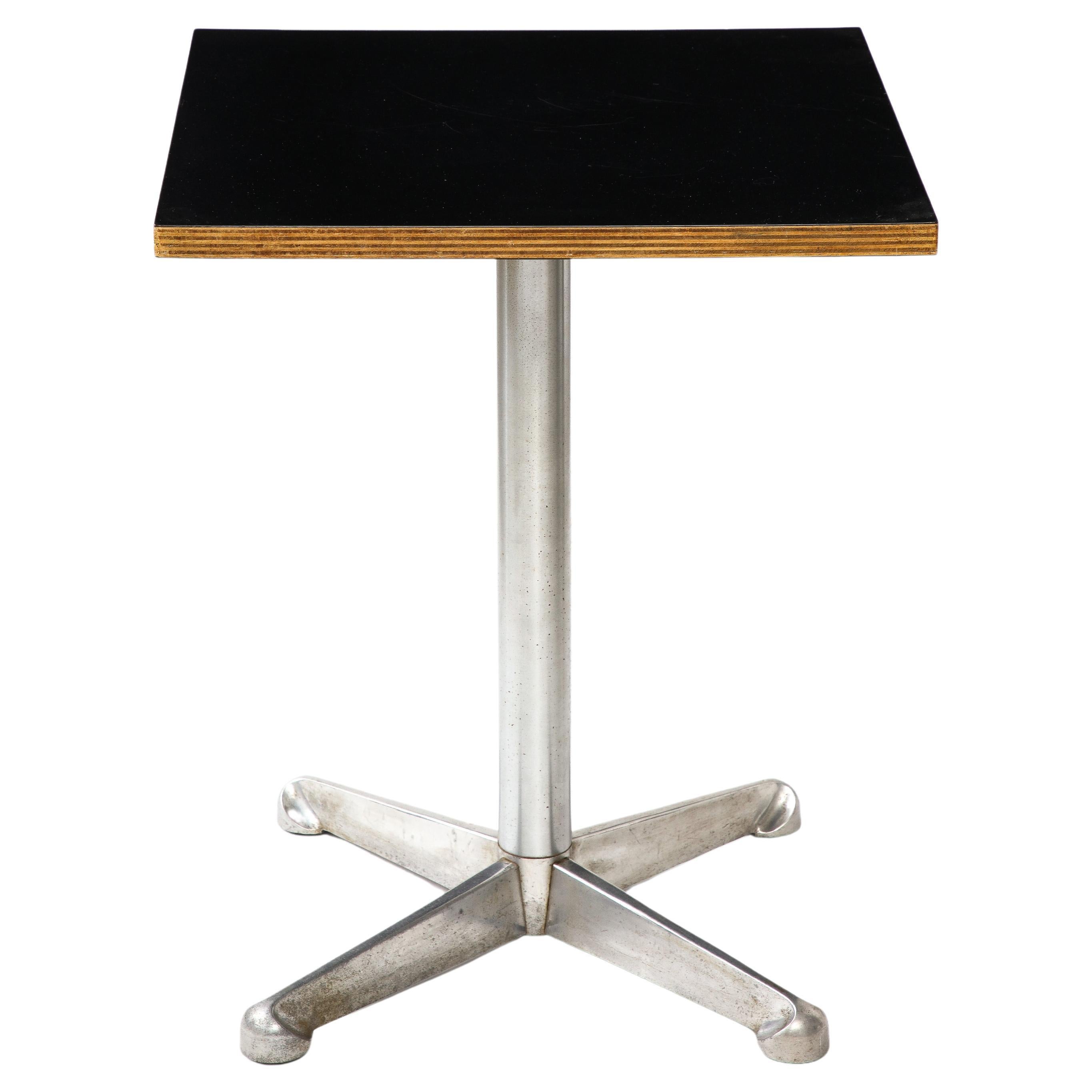 Steel and Laminate Side Table by Tecno, Italy, c. 1960 For Sale