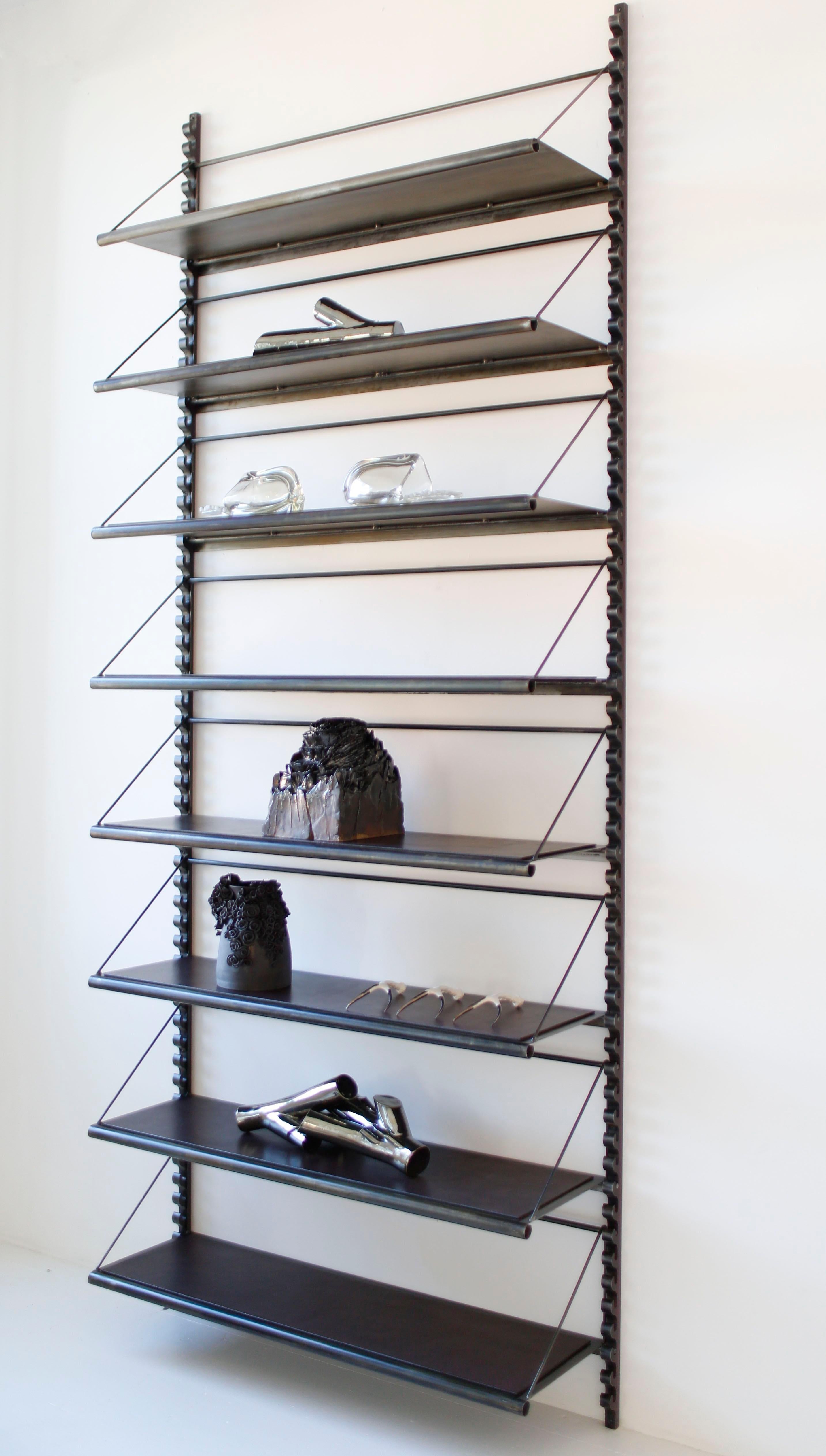 metal library shelving