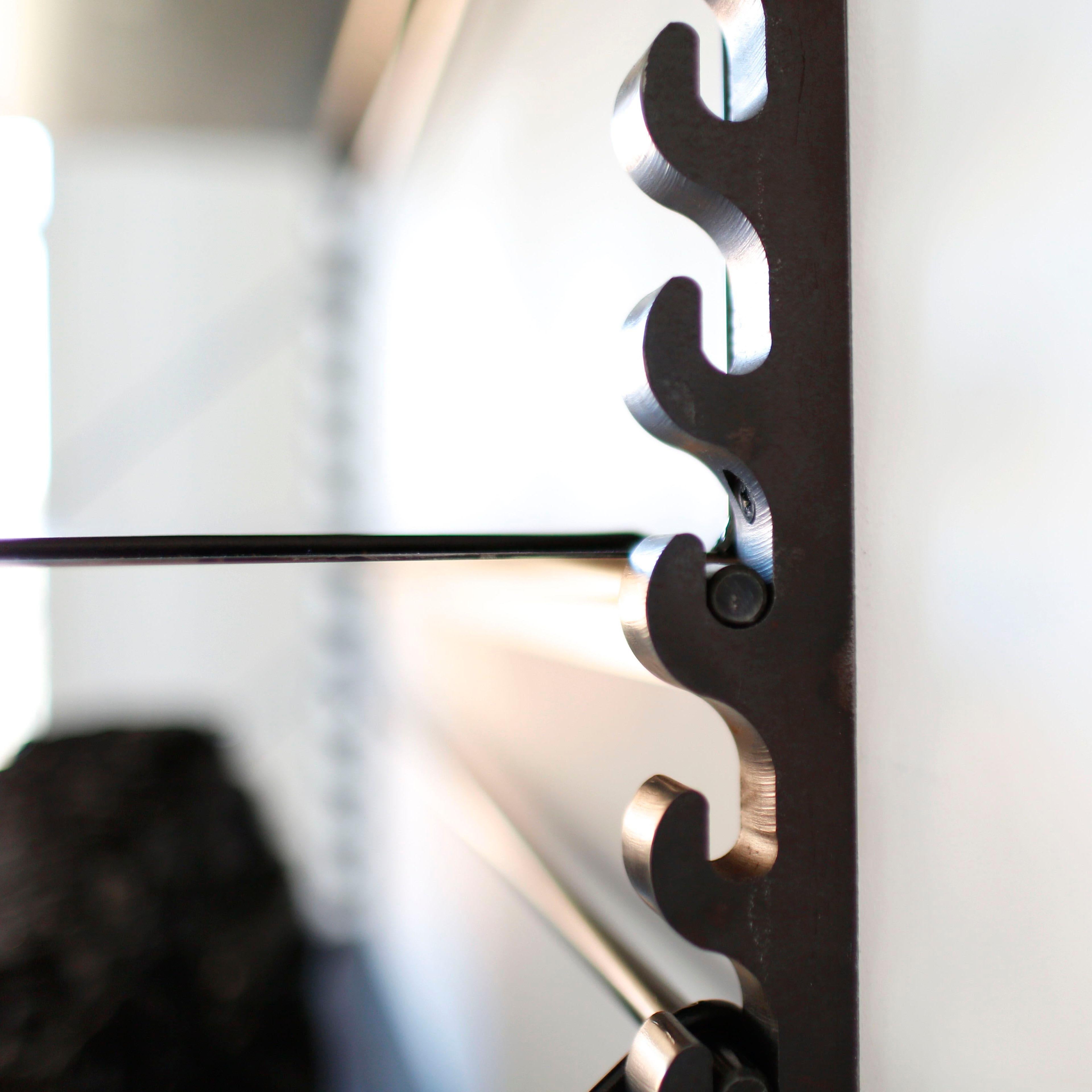 steel library shelving
