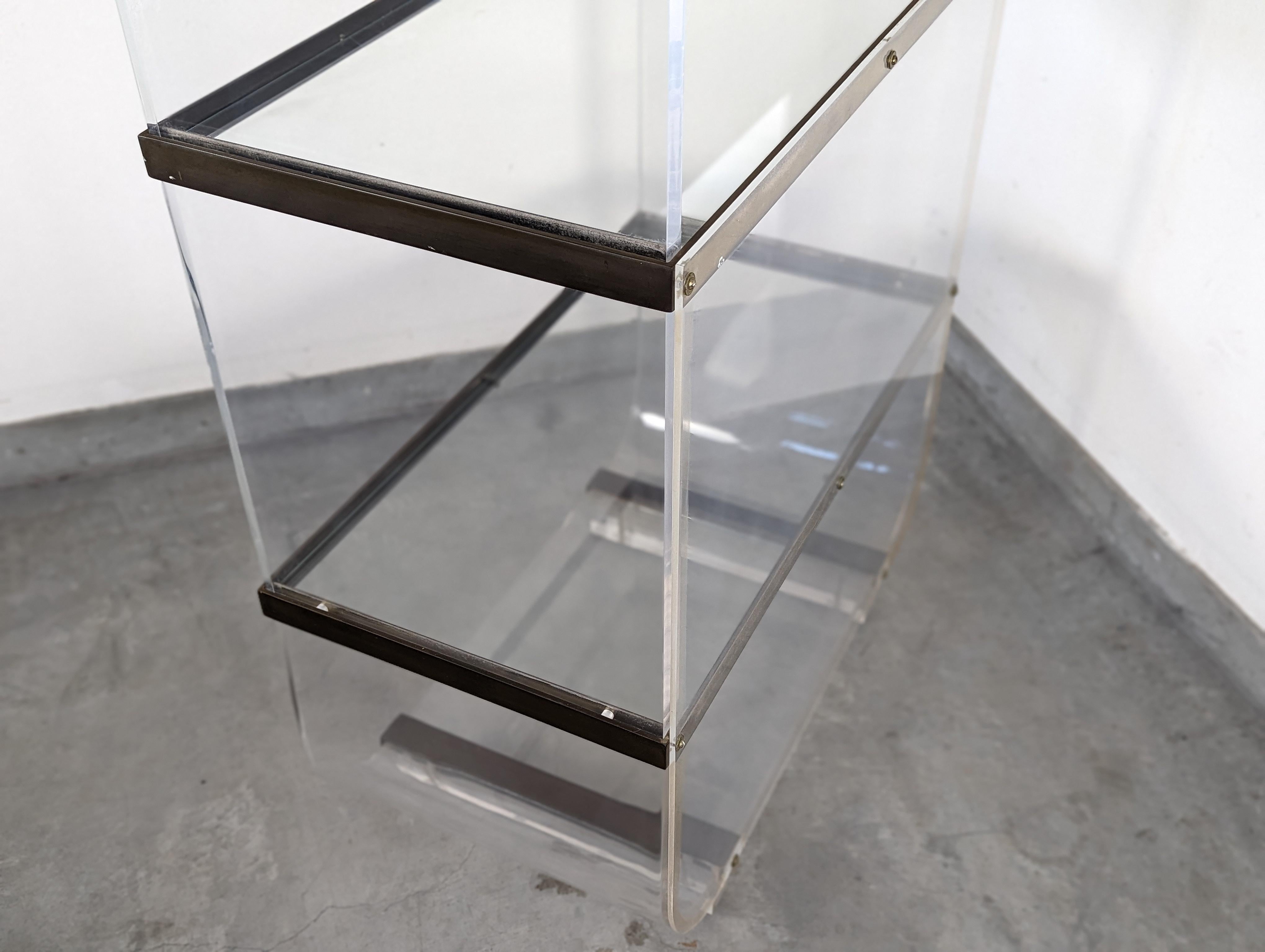 Steel and Lucite 