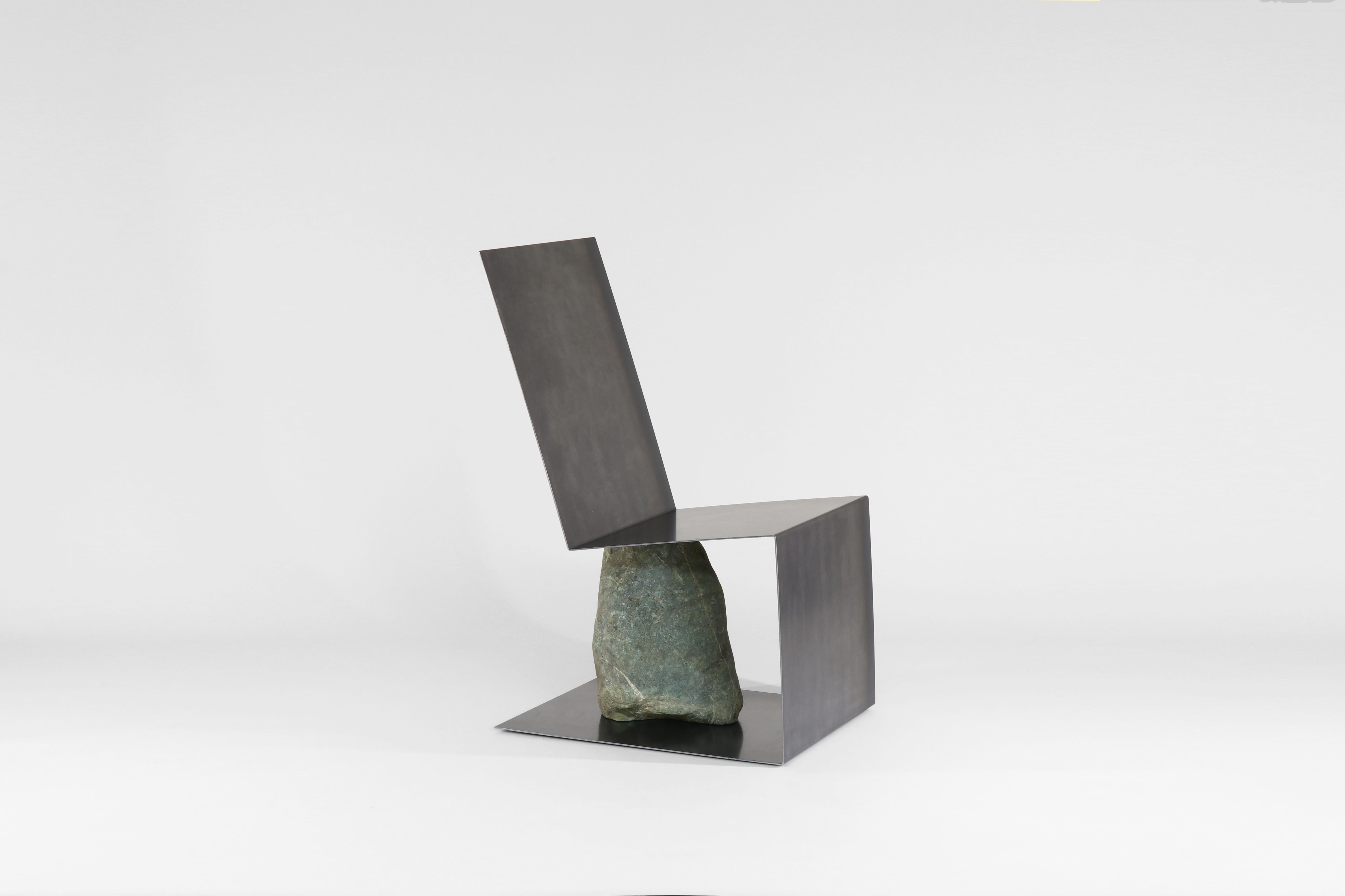 Steel and Stone Chair by Batten and Kamp 6