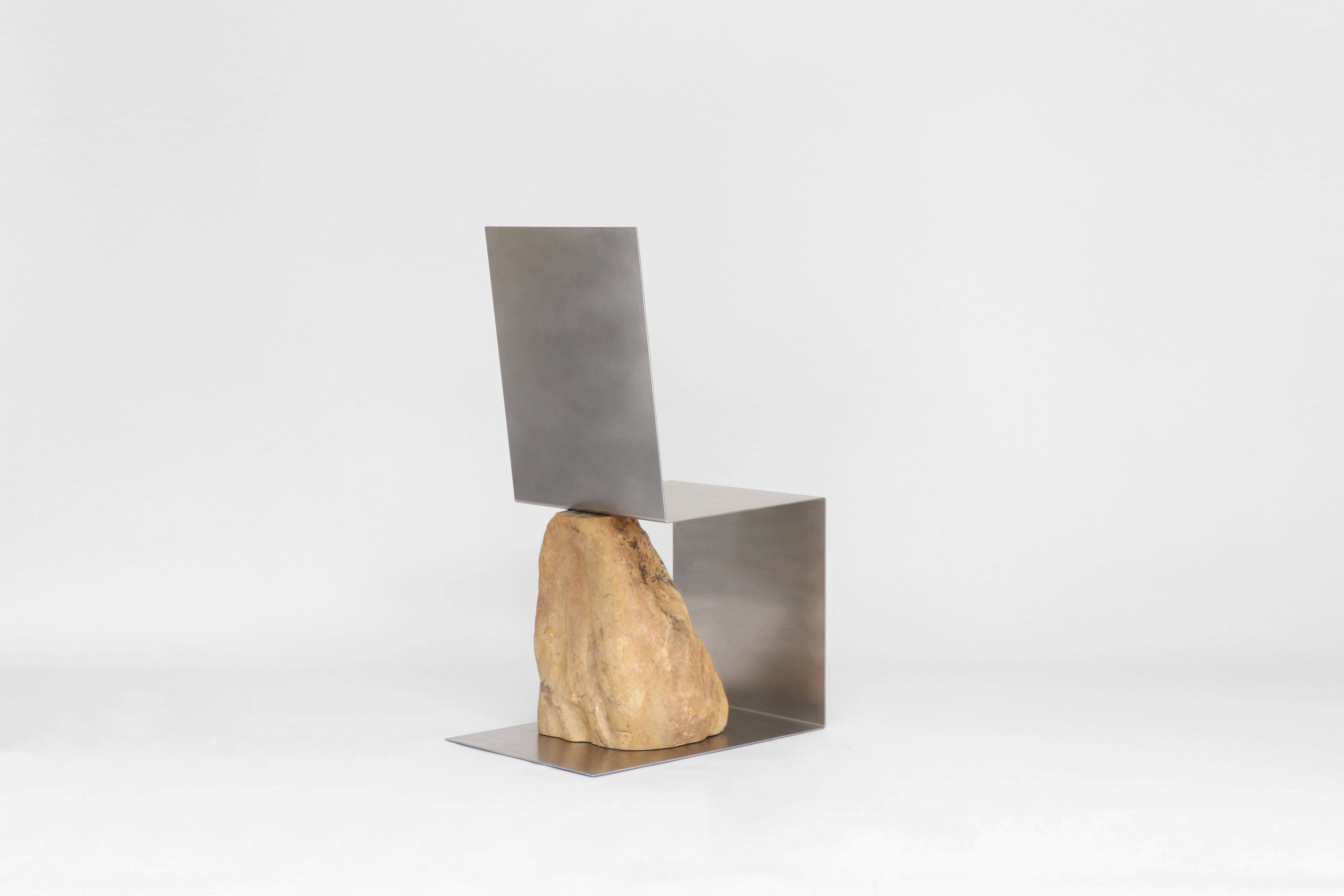 Steel and Stone Chair by Batten and Kamp 8