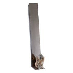 Steel and Stone Mirror by Batten and Kamp